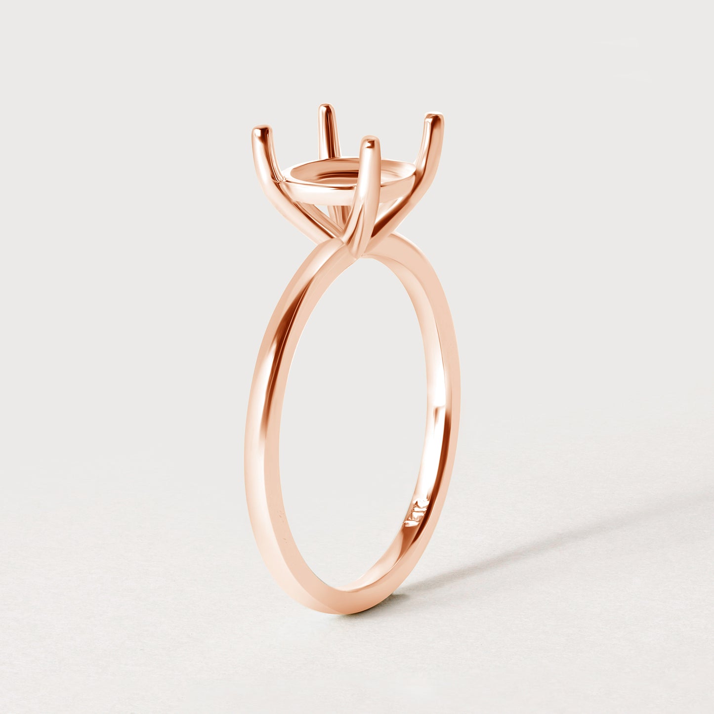 14K Classic Round Solitaire Size 7.