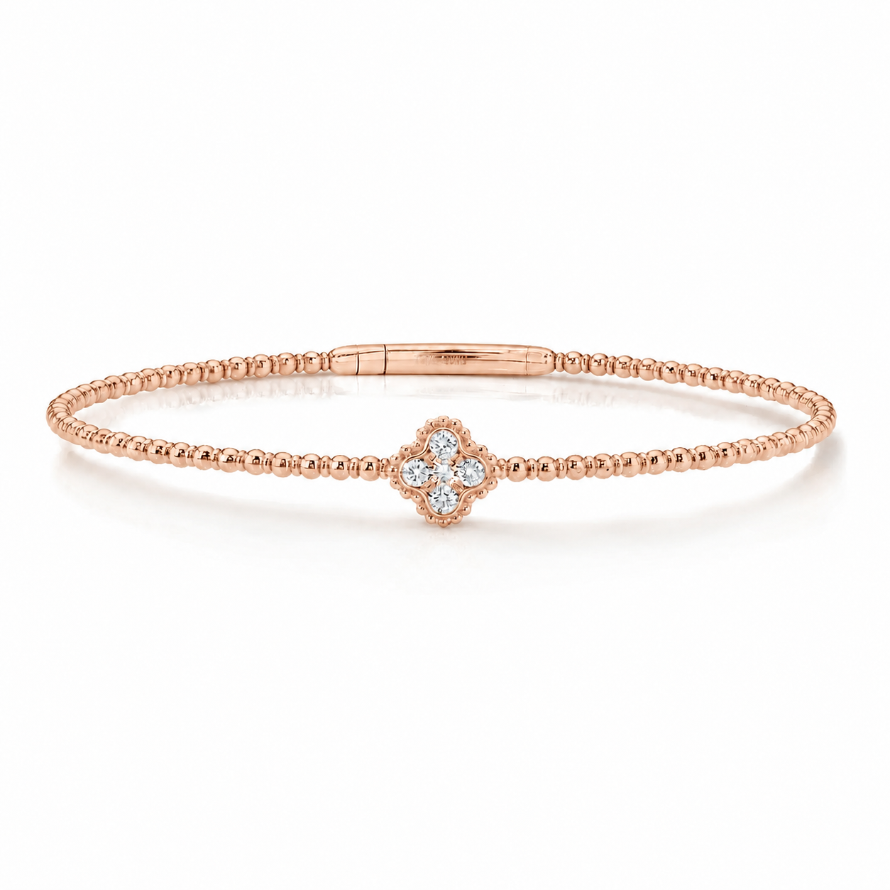 Lightweight Single Clover Flex Bangle