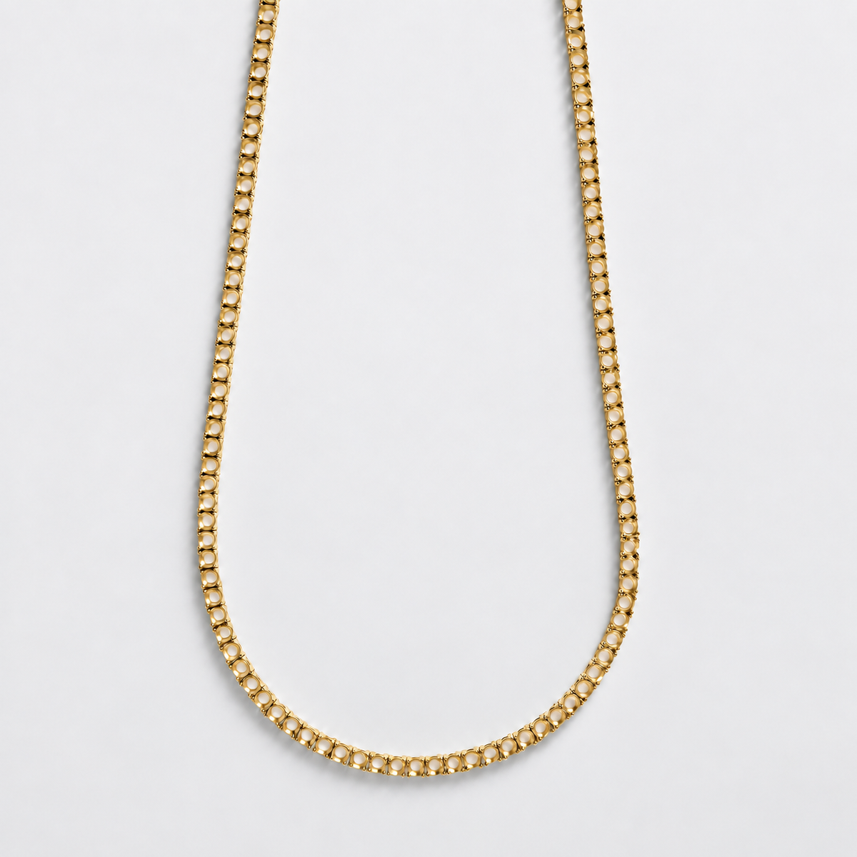 5-Day Custom Lightweight Underlock Tennis Necklace