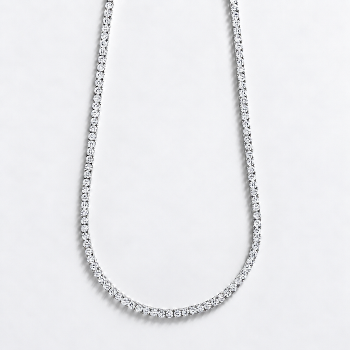 5-Day Custom Lightweight Underlock Tennis Necklace