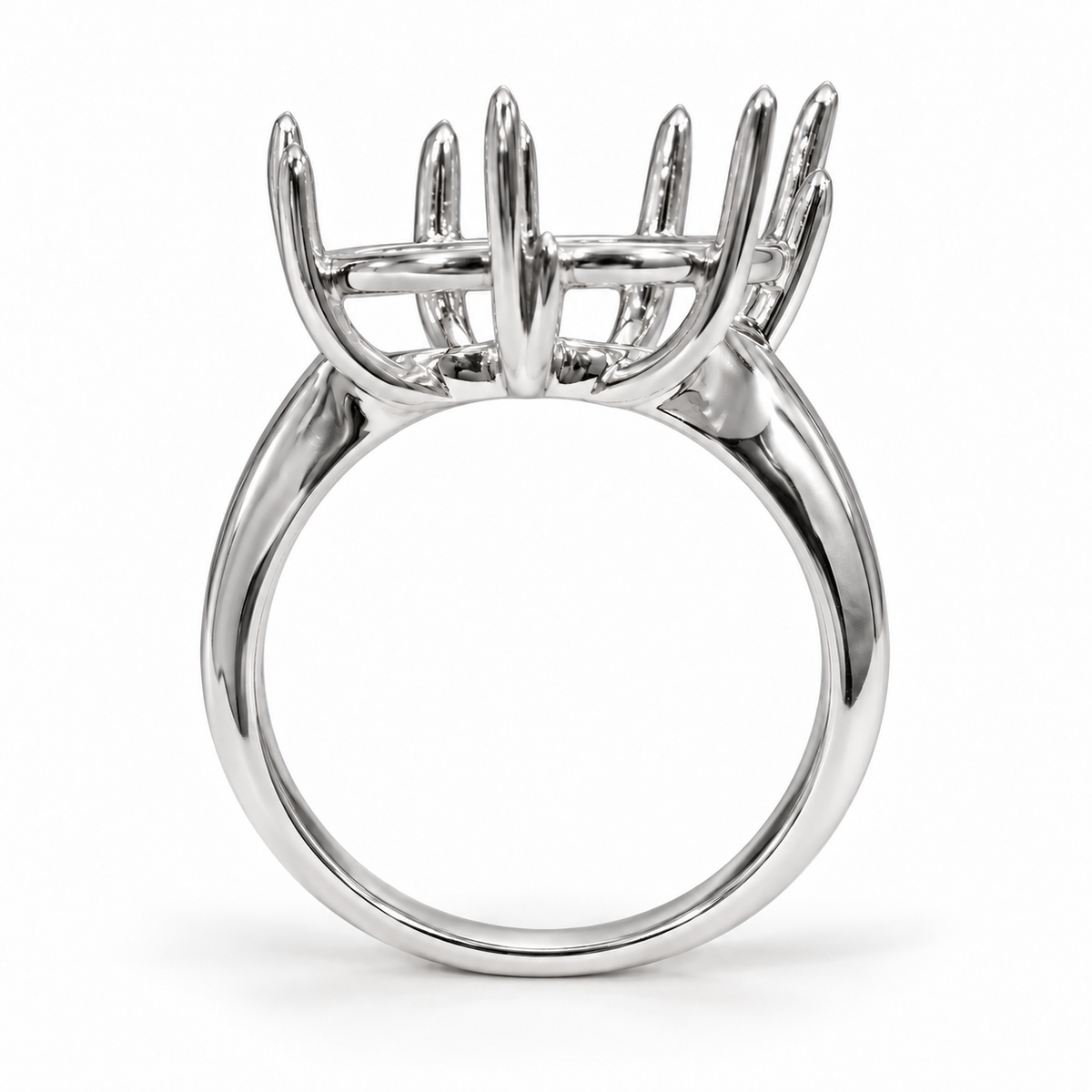 14K Double Pear — Free Form (Size 6)