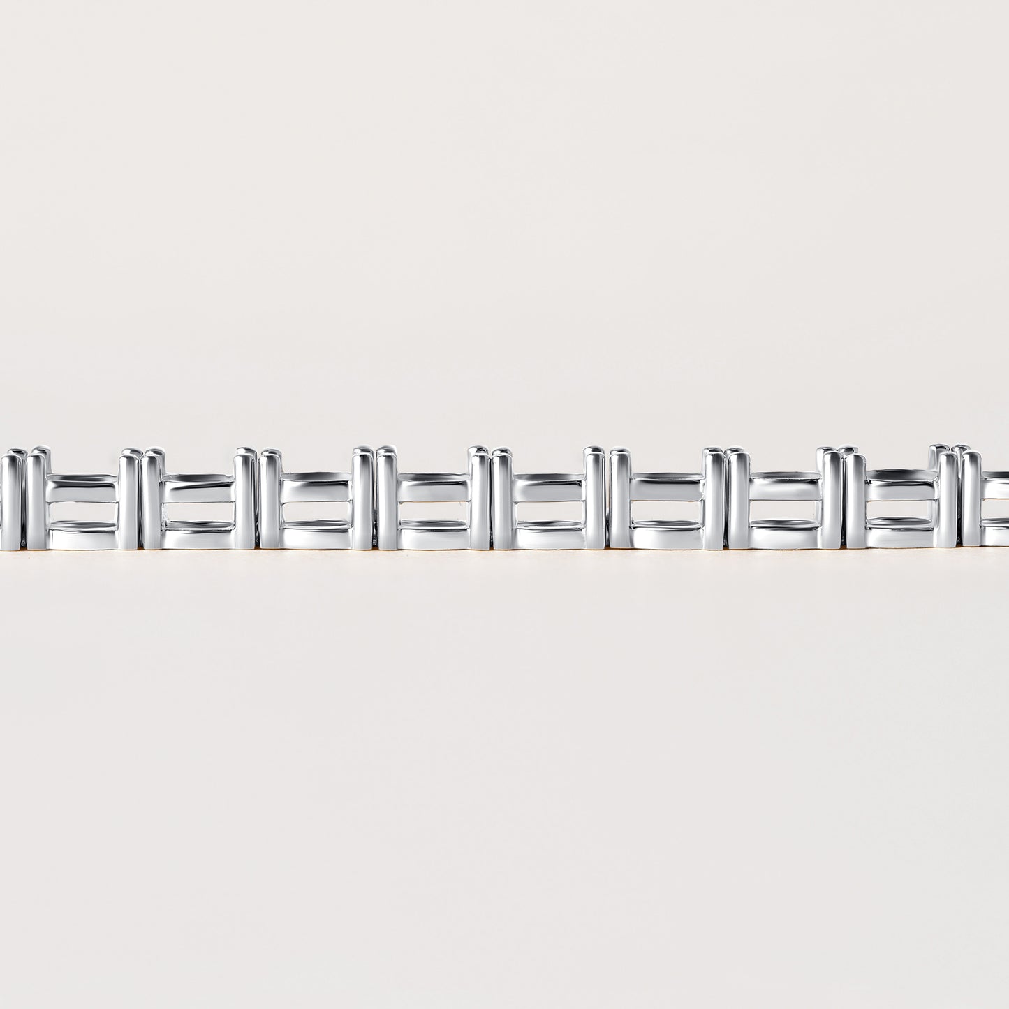 14K 4 Prong Lightweight Tennis Bracelet — alternate product view 3