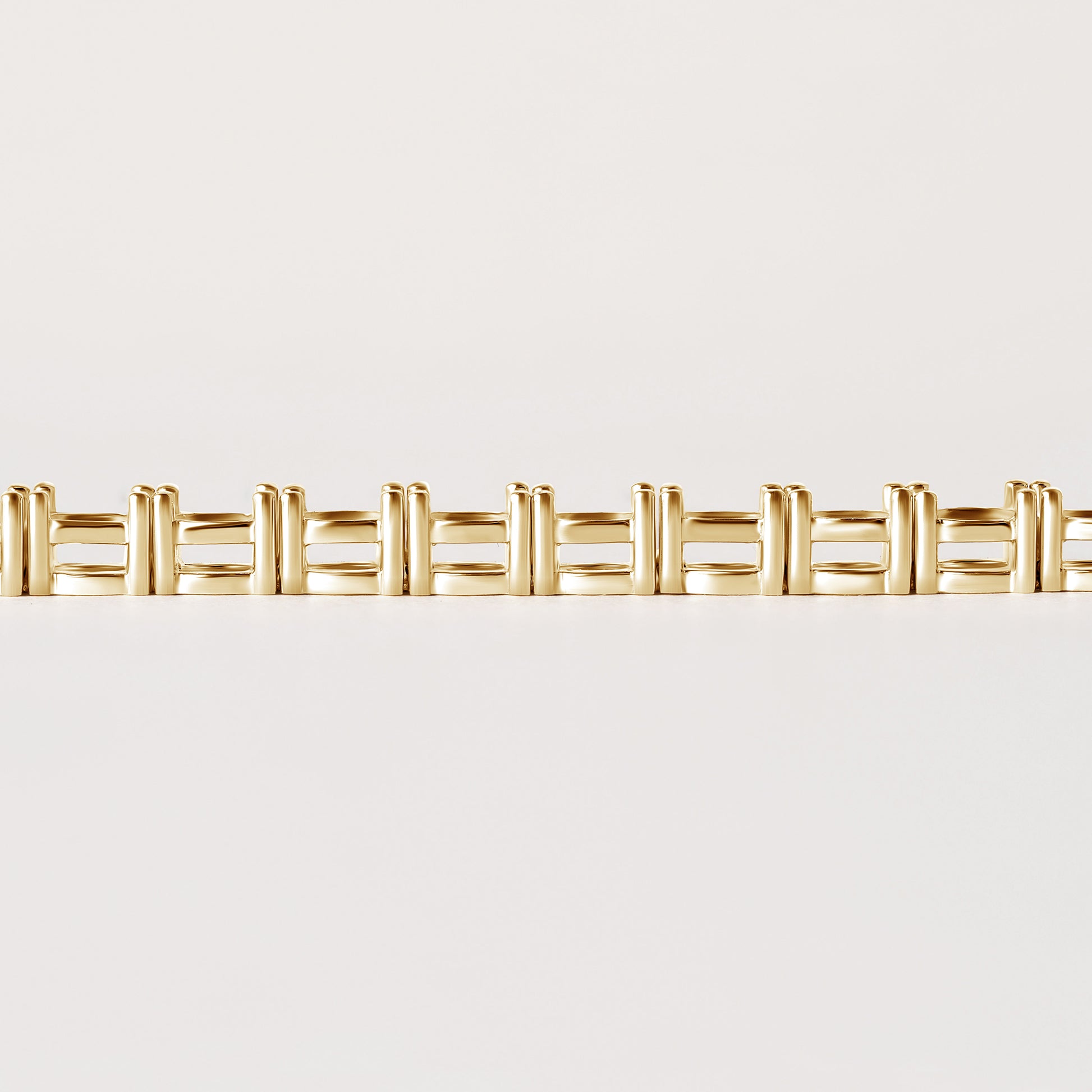 14K 4 Prong Lightweight Tennis Bracelet — alternate product view 6
