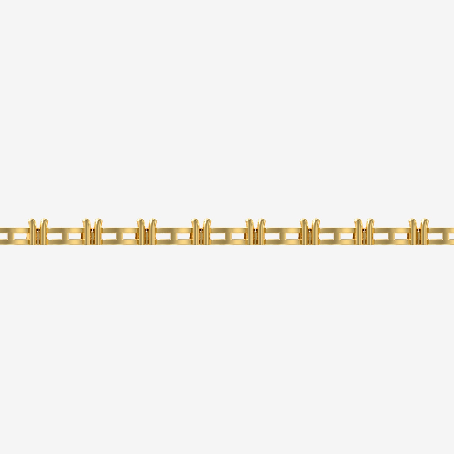 14K E/W Oval Tennis Bracelet — alternate product view 8