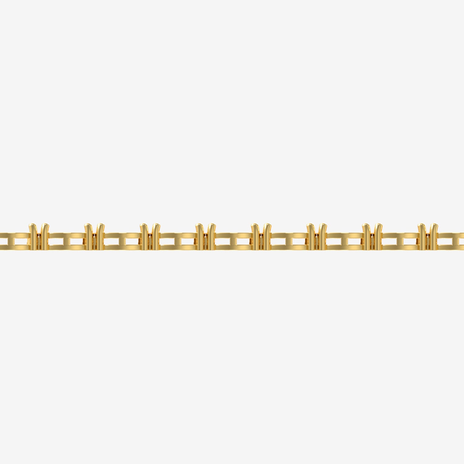 14K E/W Oval Tennis Bracelet — alternate product view 8
