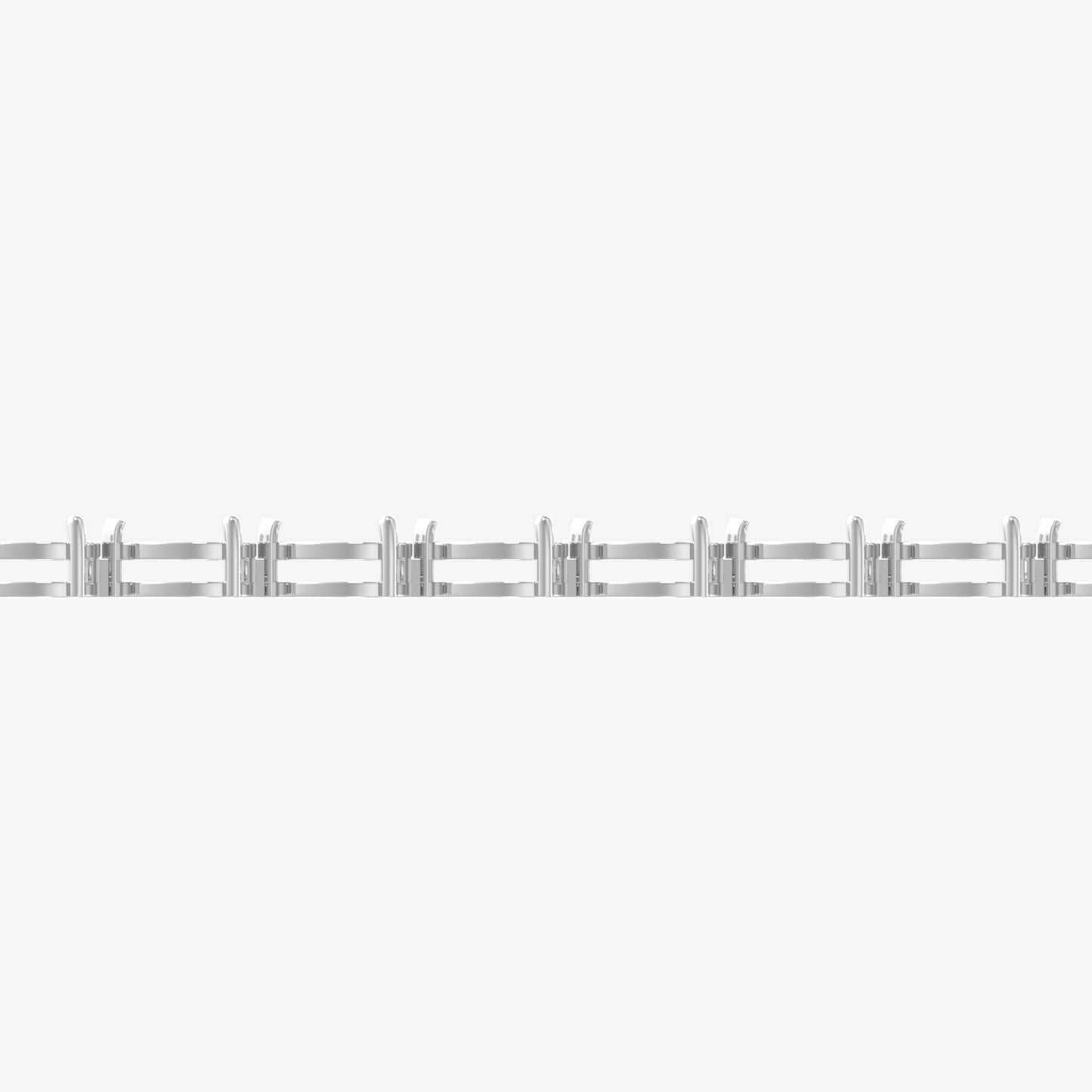 14K E/W Pear Tennis Bracelet — alternate product view 3
