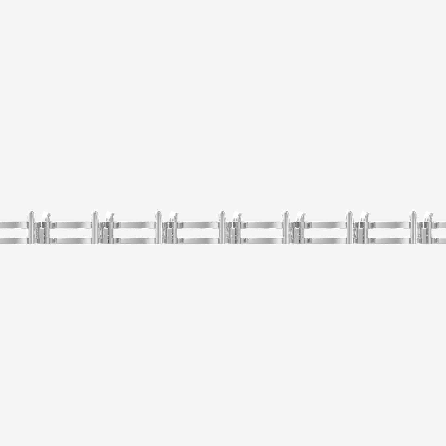 14K E/W Pear Tennis Bracelet — alternate product view 3