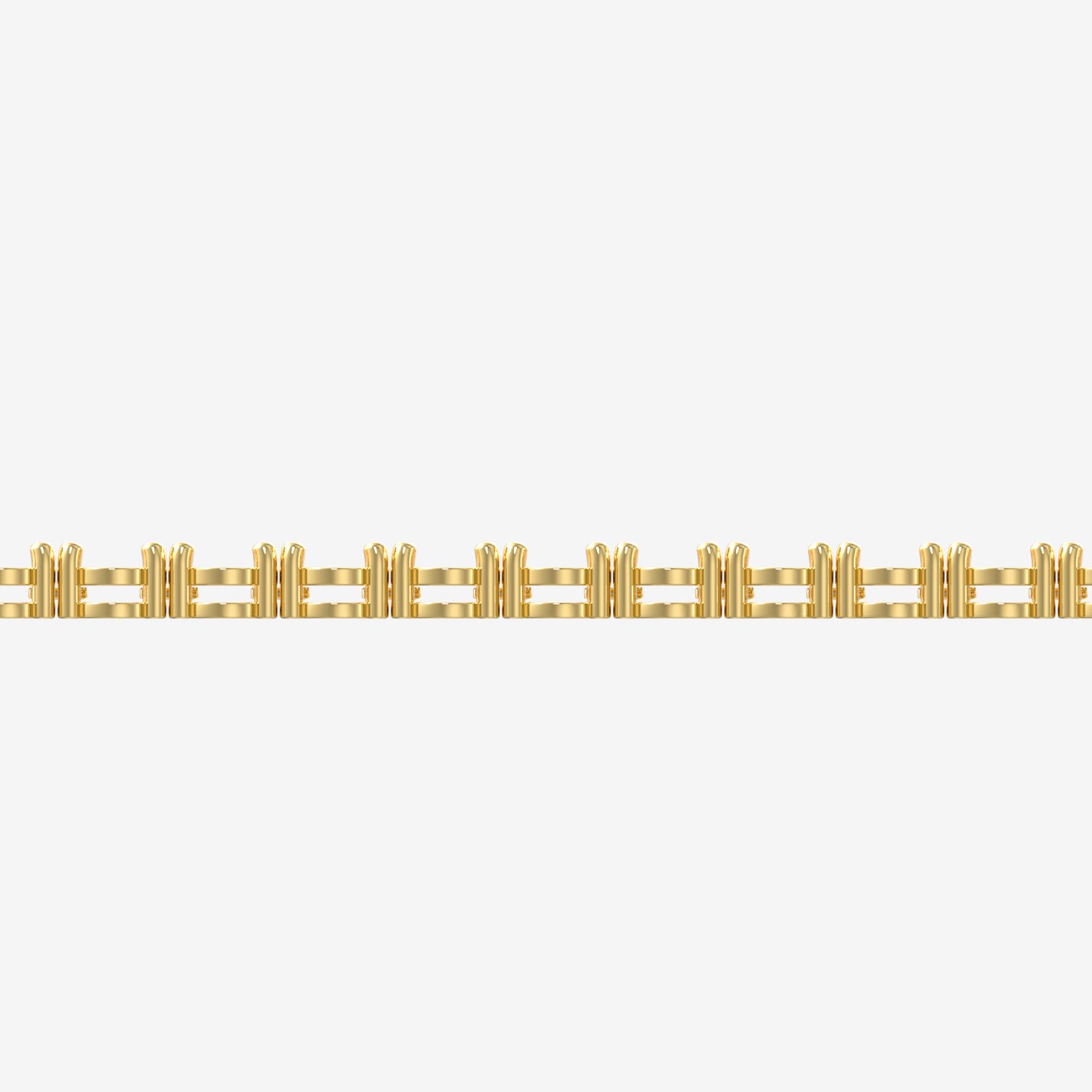 14K Classic Oval Tennis Necklace — alternate product view 3
