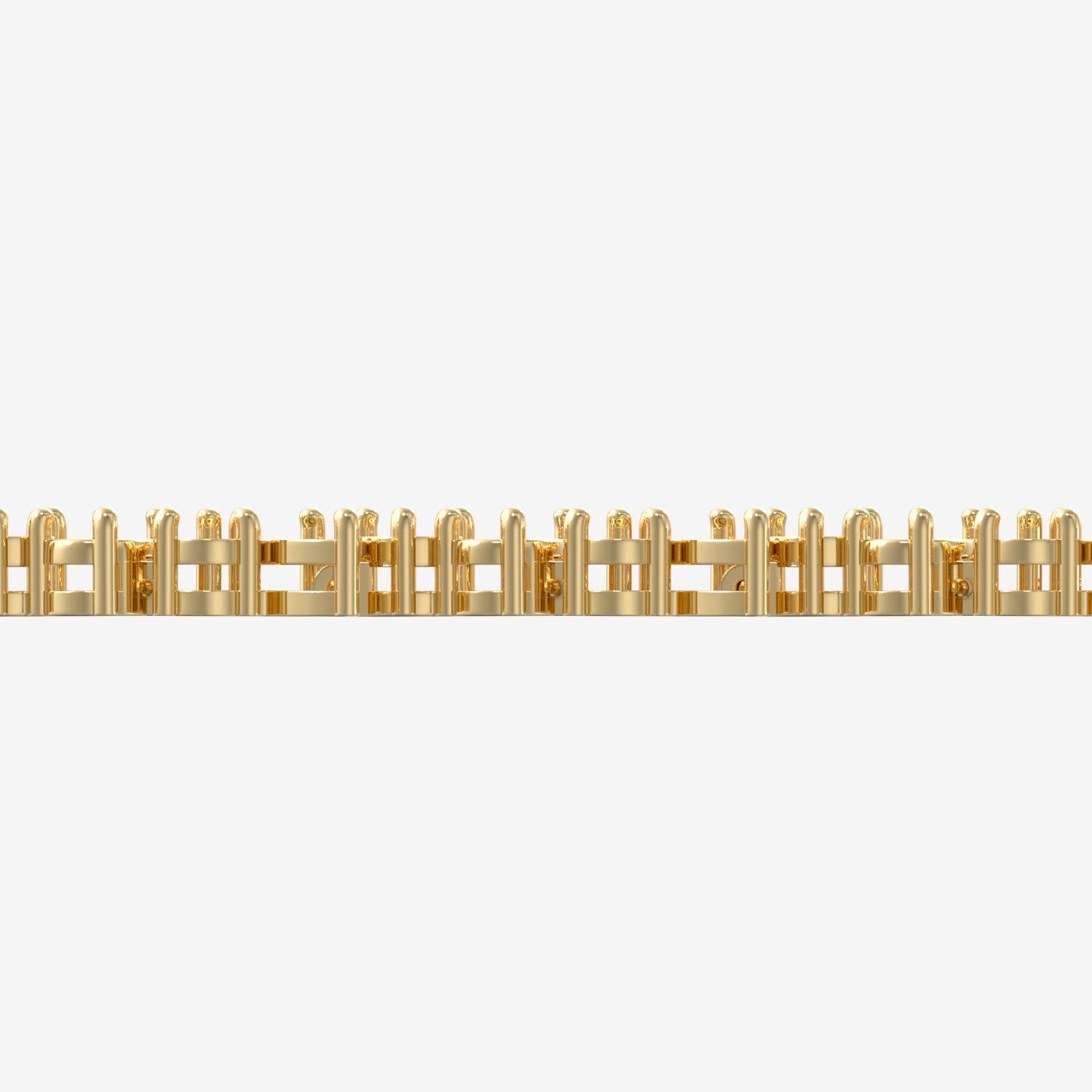 14K Pear Round Tennis Bracelet