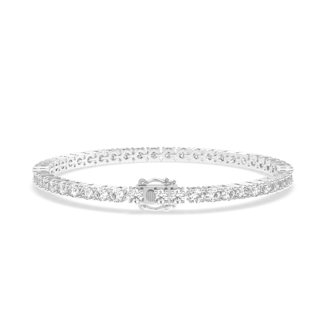 14K 4 Prong Lightwieght Tennis Bracelet