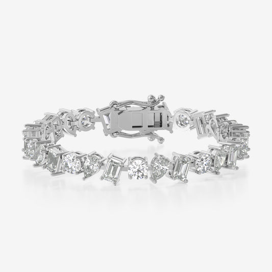 Fancy Shaped Mixed Shape Bracelet