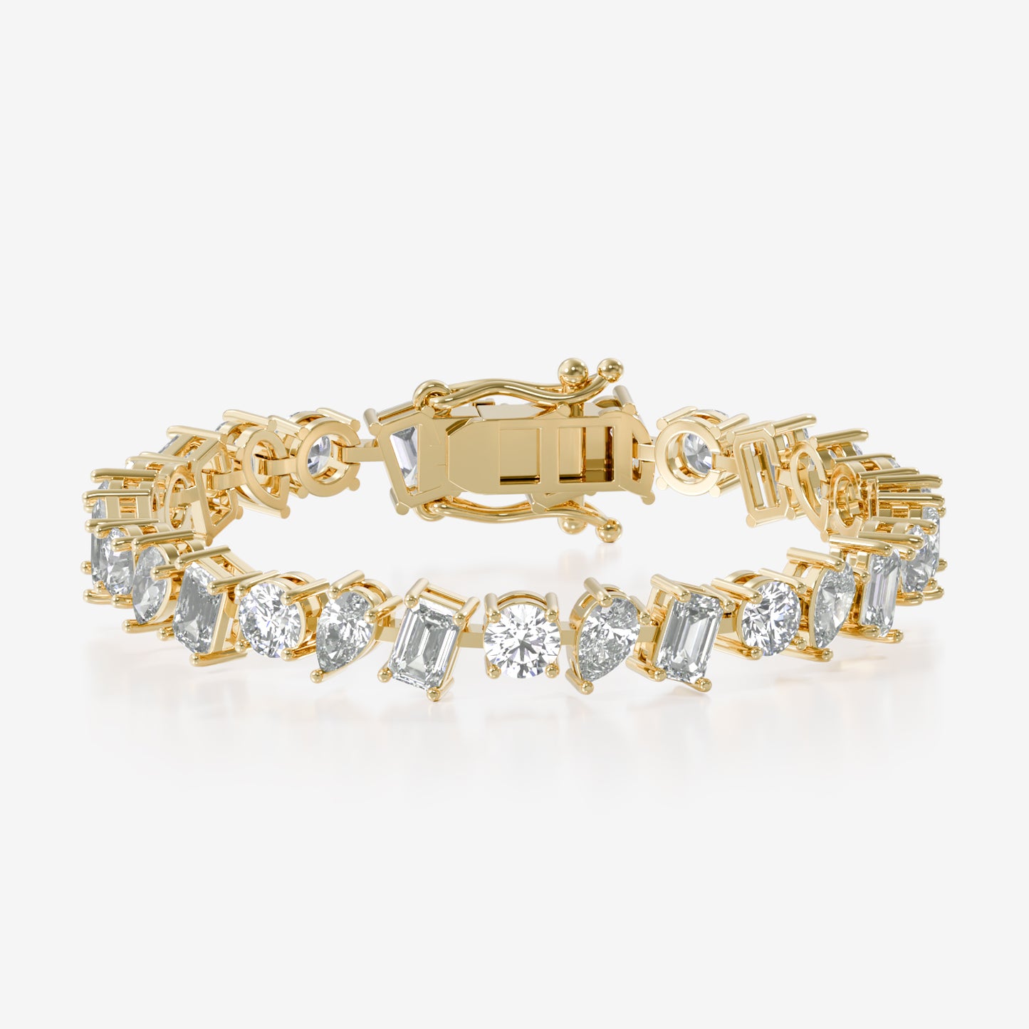 Fancy Shaped Mixed Shape Bracelet