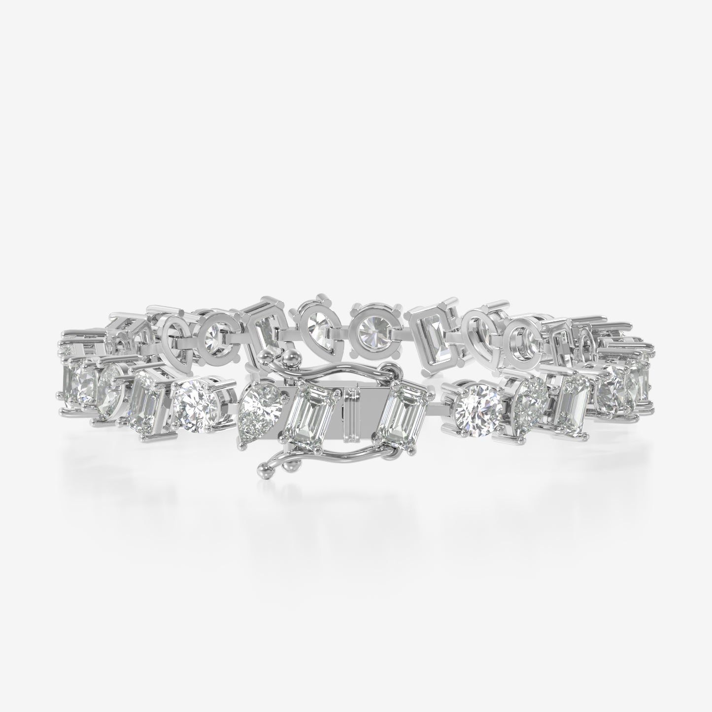 Fancy Shaped Mixed Shape Bracelet