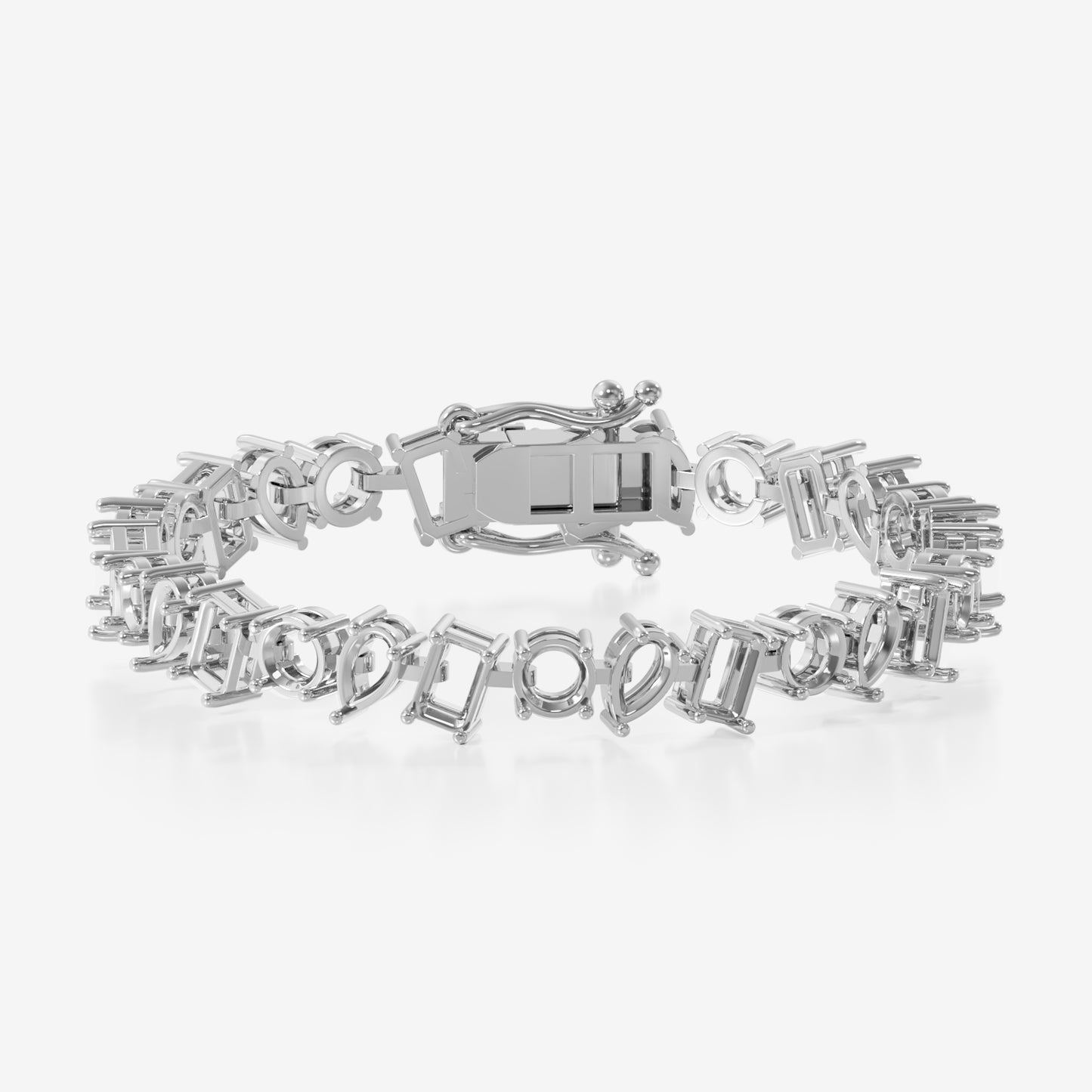 Fancy Shaped Mixed Shape Bracelet