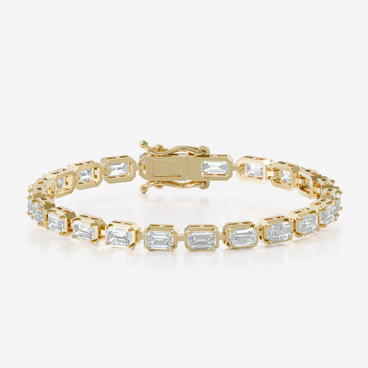 Fancy Emerald Shape Bracelet