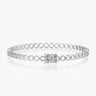 14K Ultra Light Illusion Tennis Bracelet