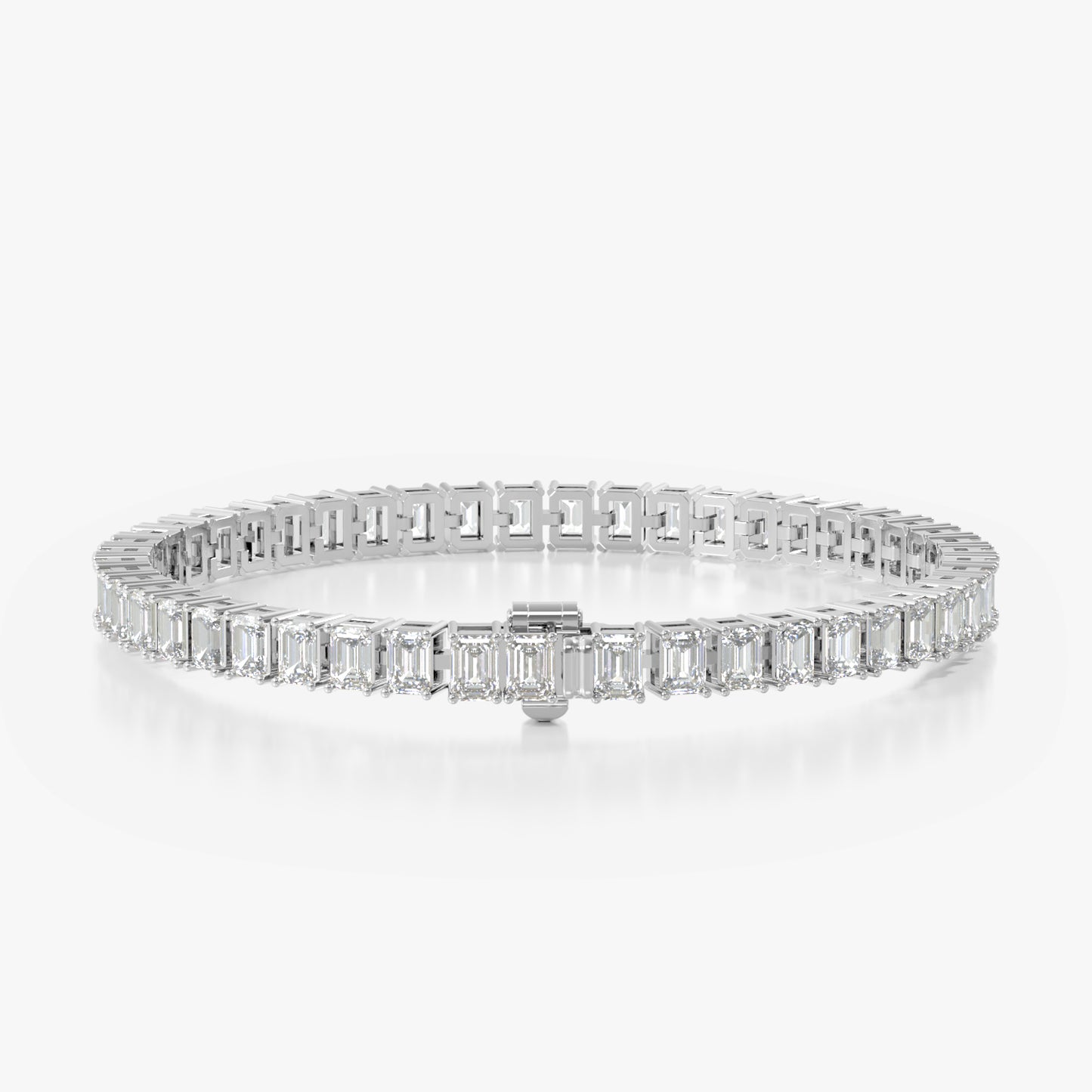14K Emerald Tennis Bracelet