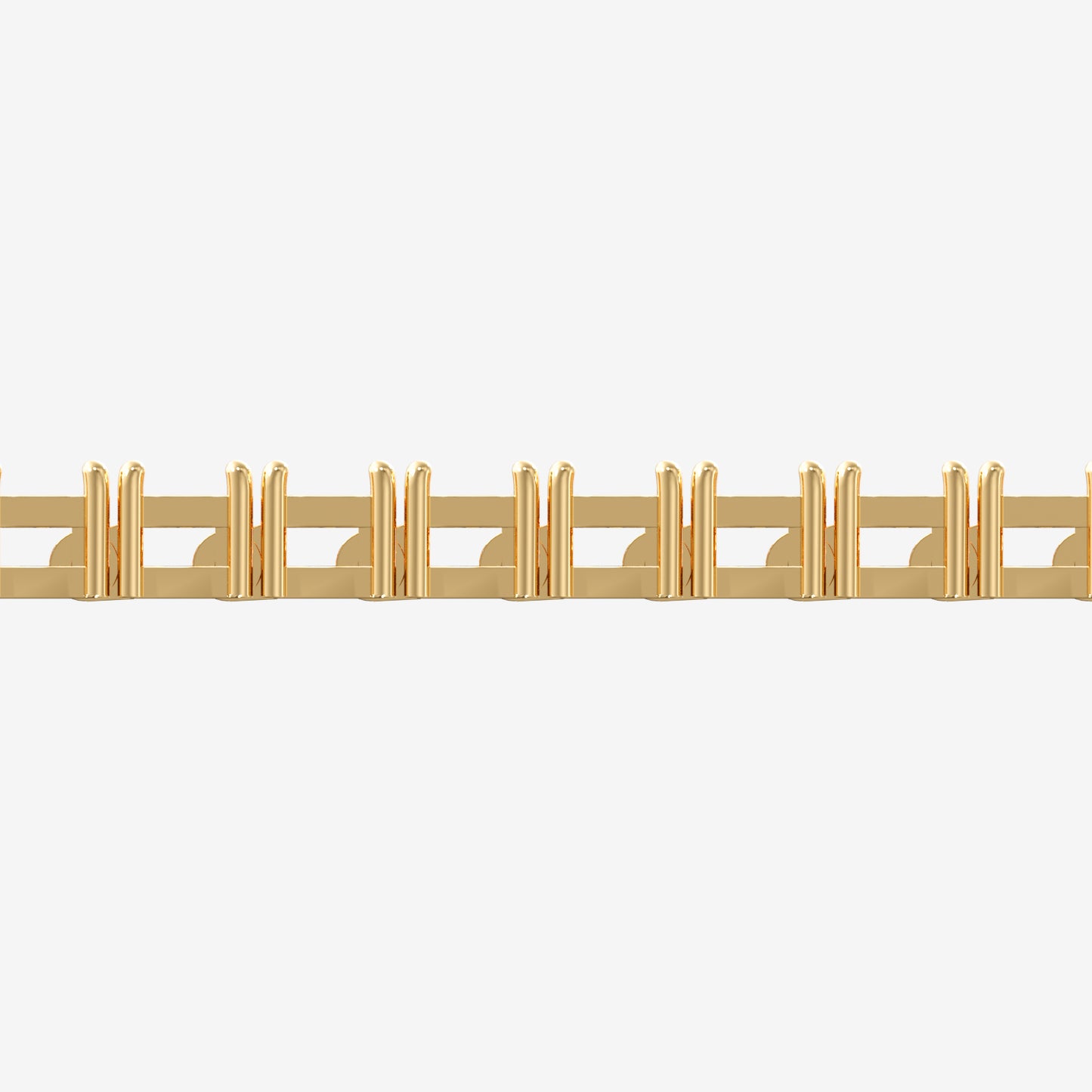 14K Princess Tennis Bracelet — alternate product view 6