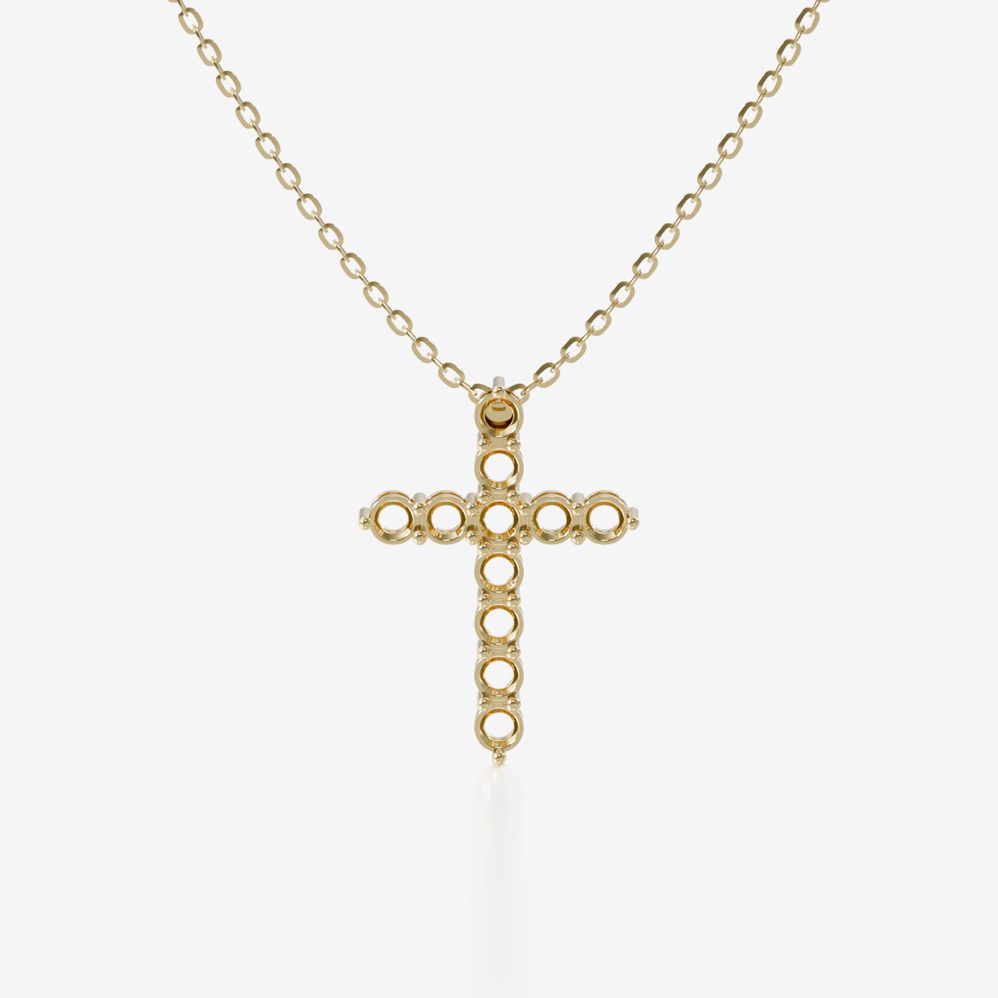 14K Cross Pendant