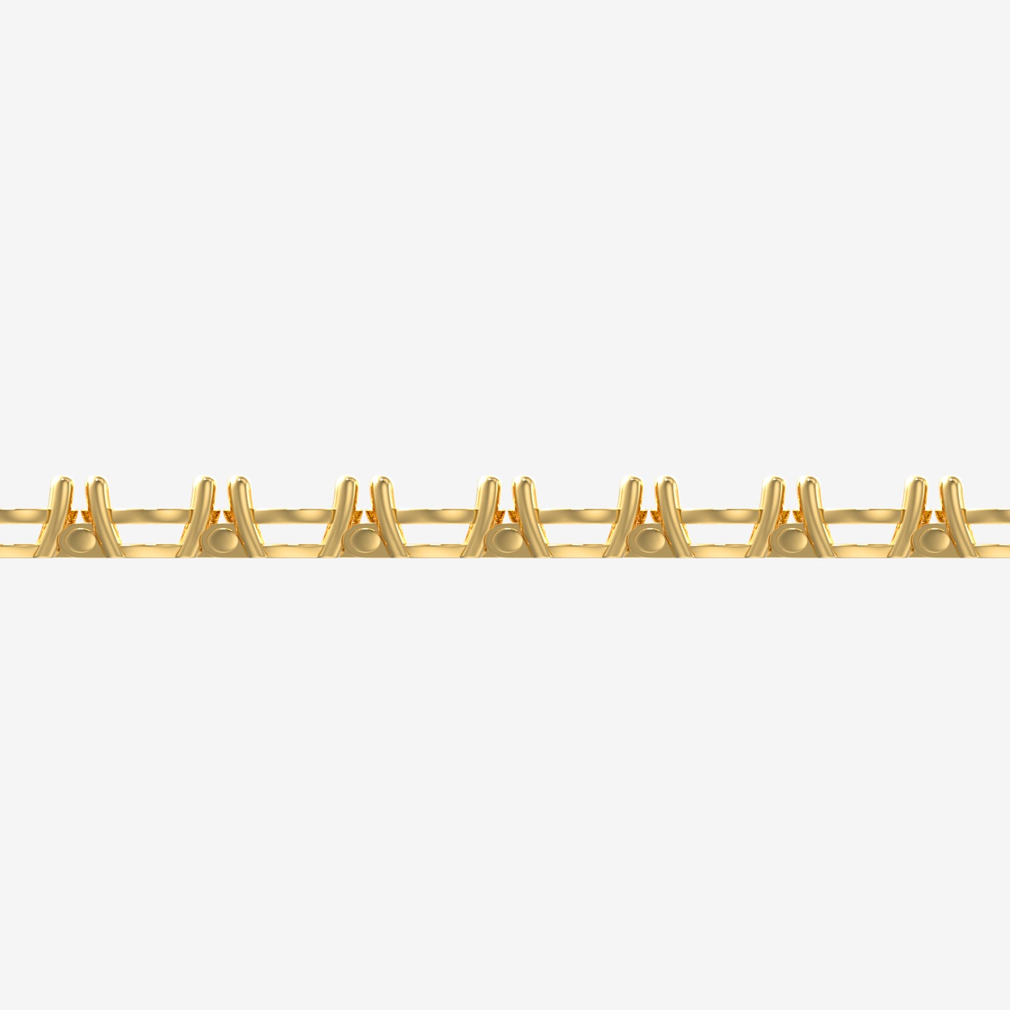 14K Elegant Lightweight 4 Prong Tennis Bracelet — alternate product view 7