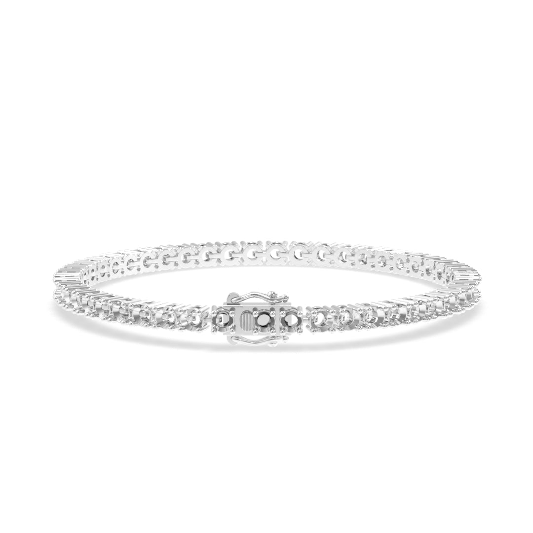 14K 4 Prong Tennis Bracelet
