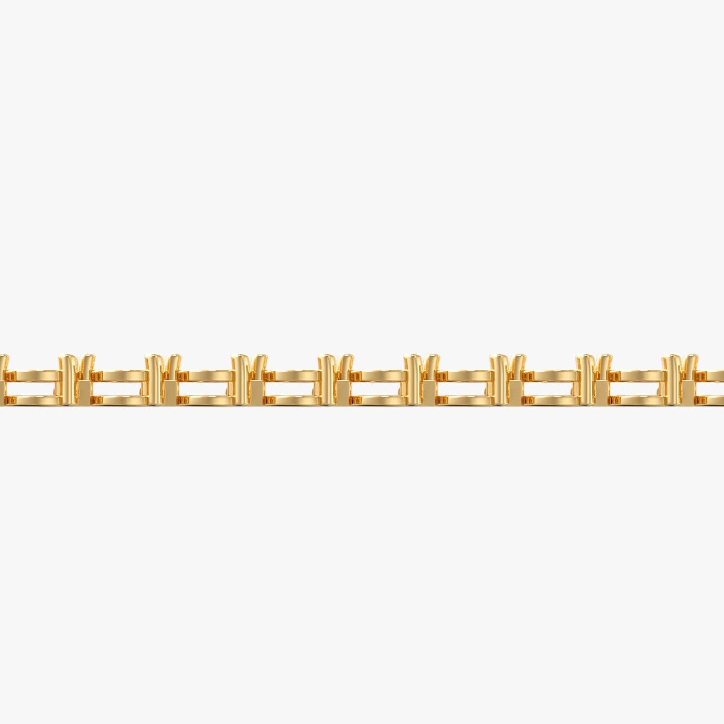 14K 3 Prong Tennis Bracelet