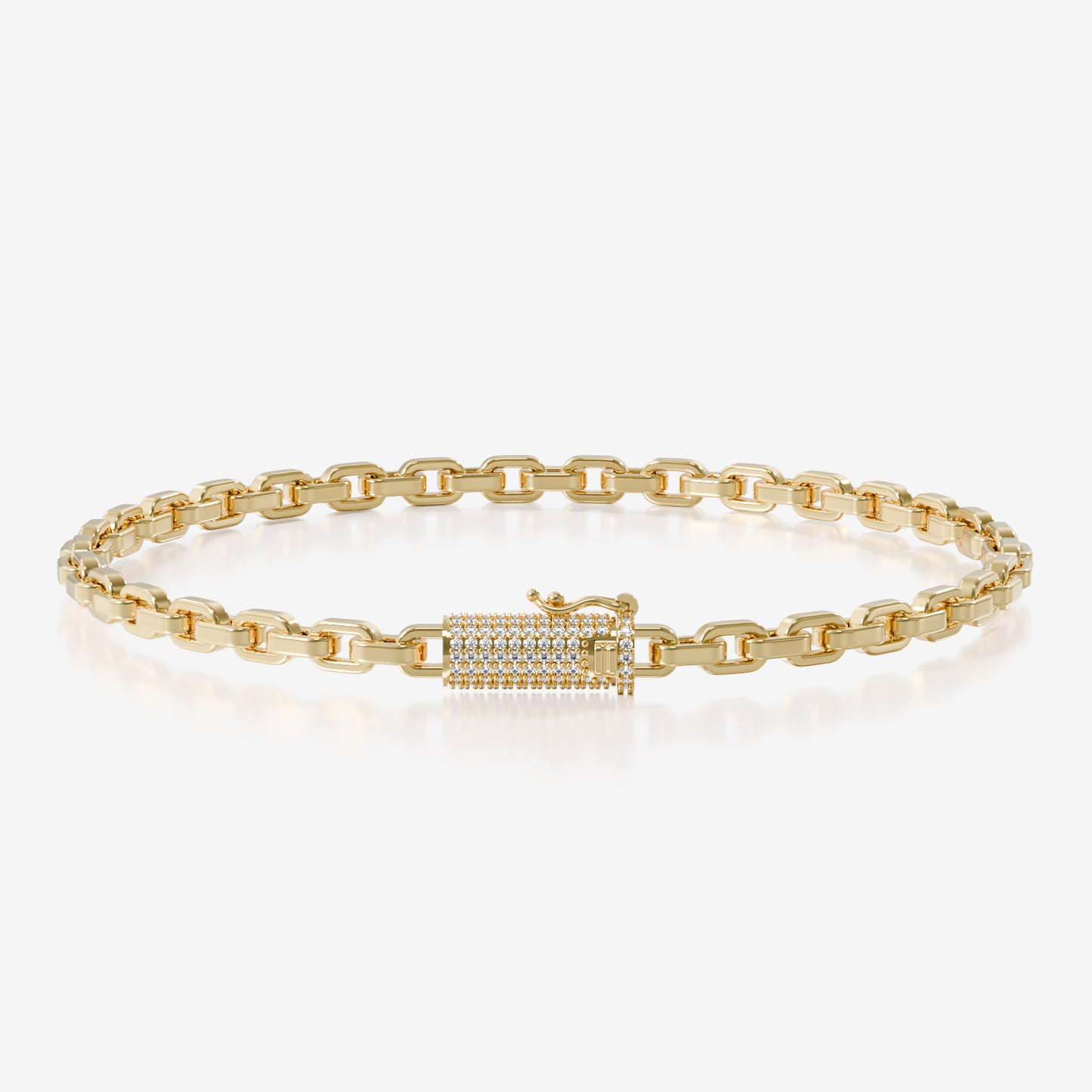 14K Anchor Link Bracelet