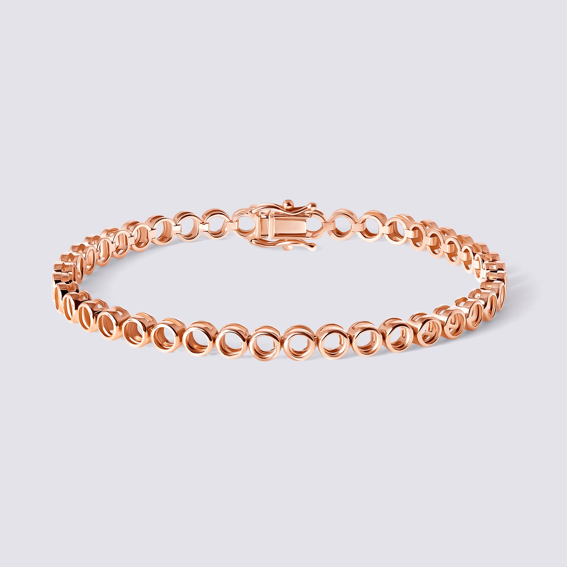 14K Bezel Tennis Bracelet — alternate product view 7