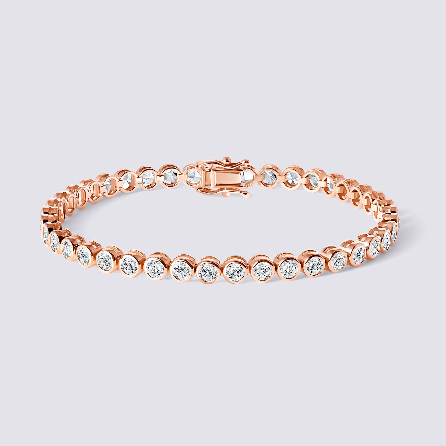 14K Bezel Tennis Bracelet — alternate product view 8