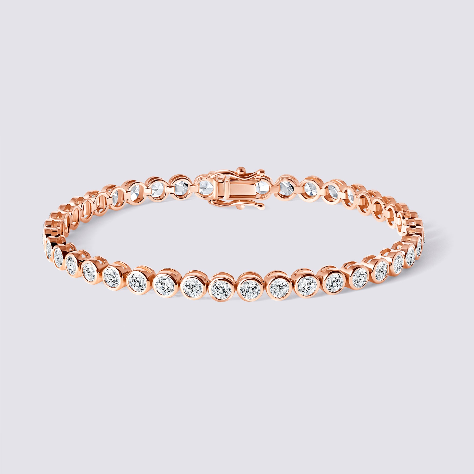 14K Bezel Tennis Bracelet — alternate product view 8