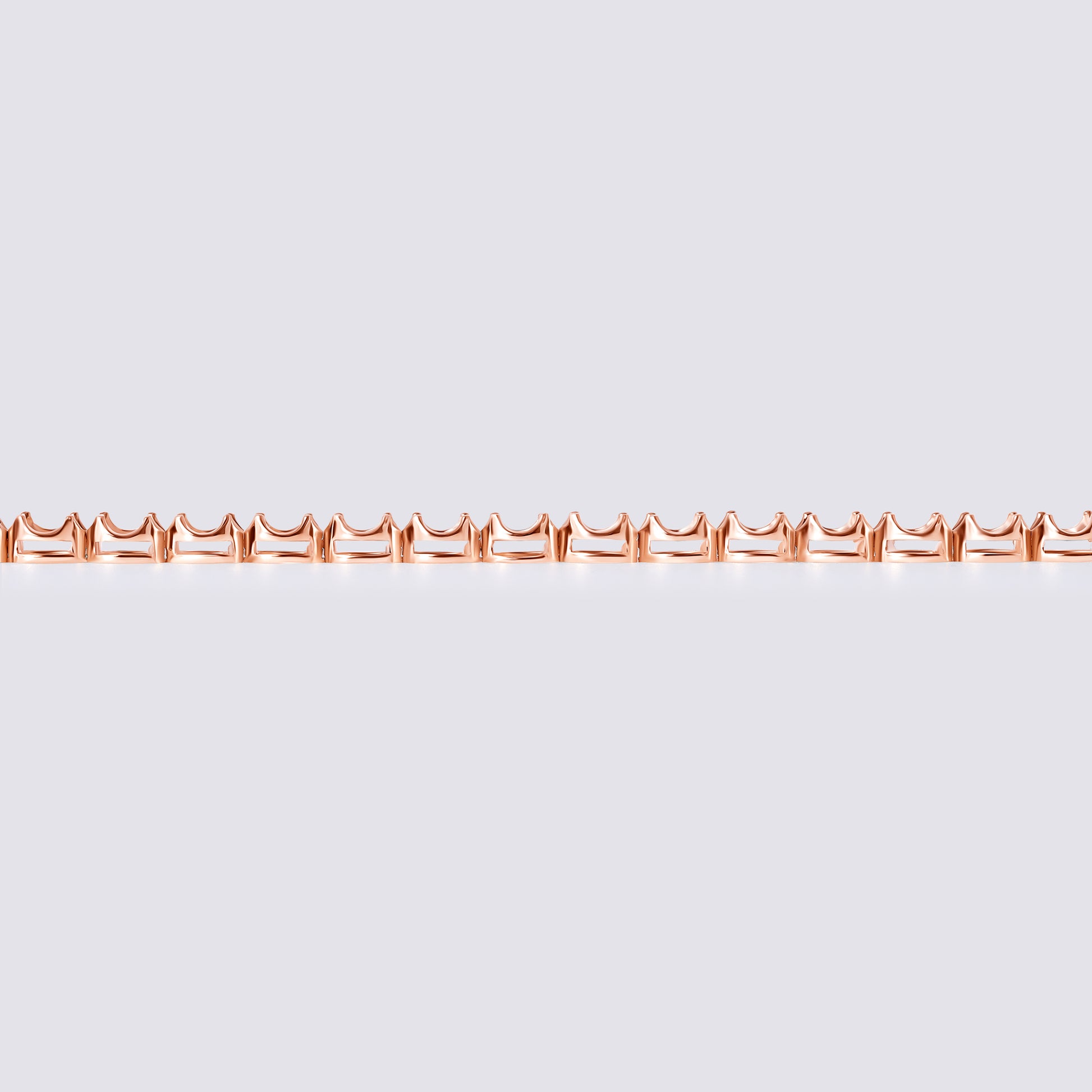 14K Ultra Light Illusion Tennis Bracelet — alternate product view 9