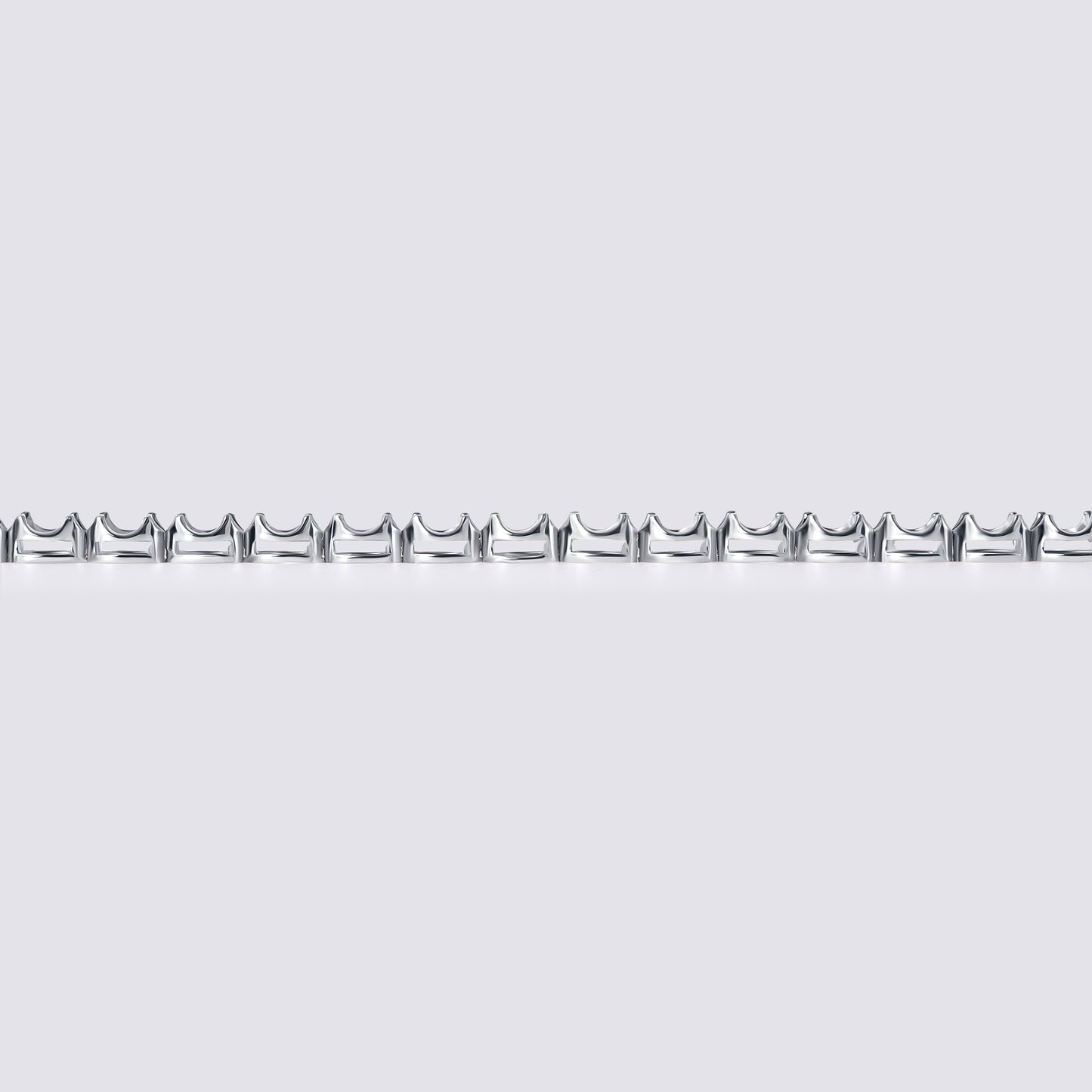 14K Ultra Light Illusion Tennis Bracelet — alternate product view 3