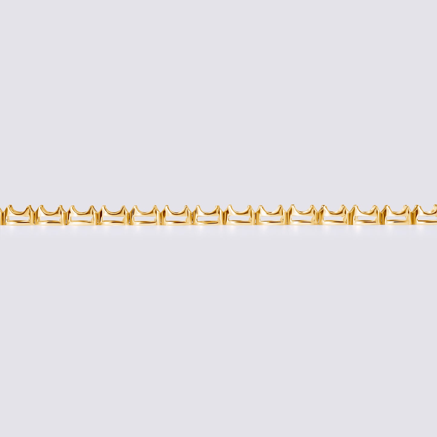 14K Ultra Light Illusion Tennis Bracelet — alternate product view 6