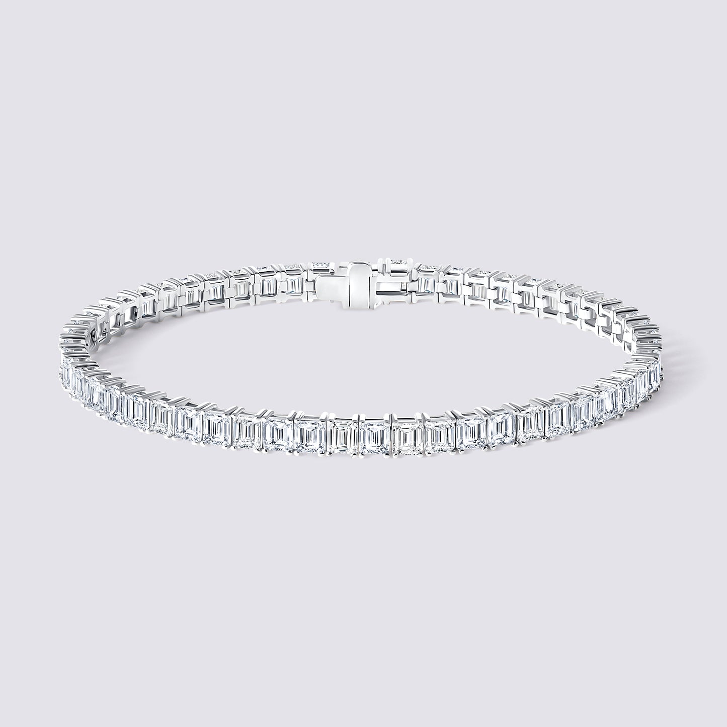 14K Emerald Tennis Bracelet — alternate product view 2