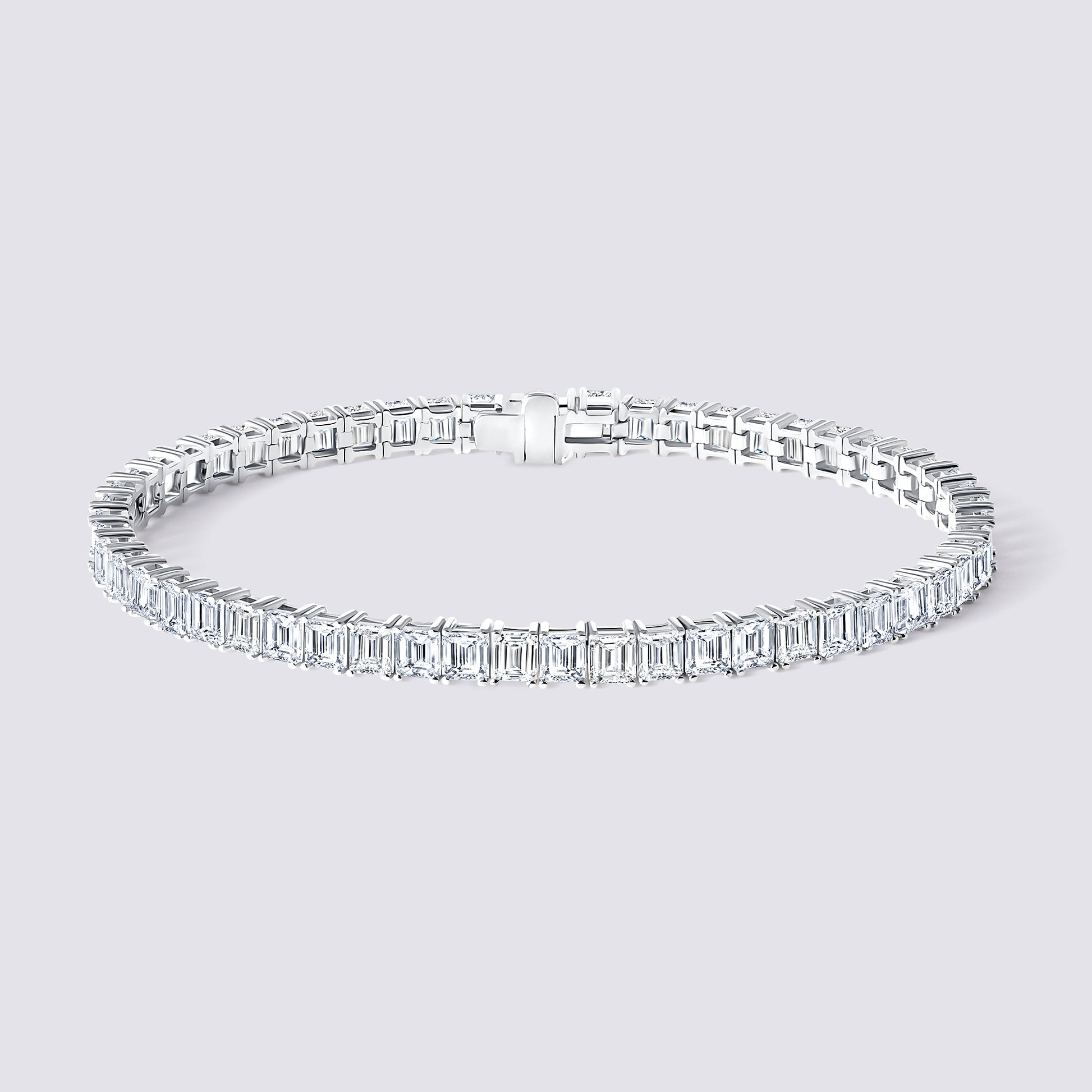 14K Emerald Tennis Bracelet — alternate product view 2