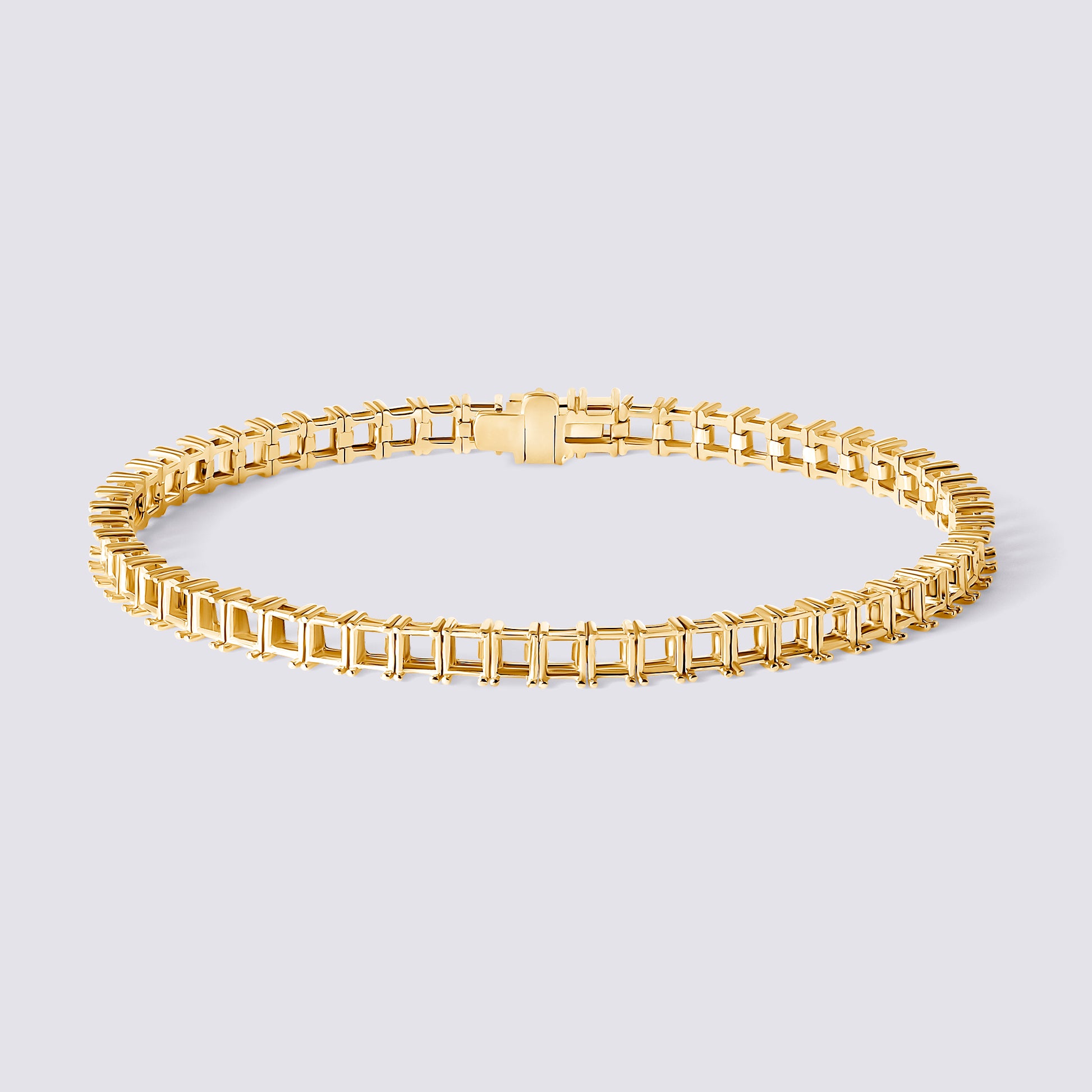 14K Emerald Tennis Bracelet — alternate product view 4