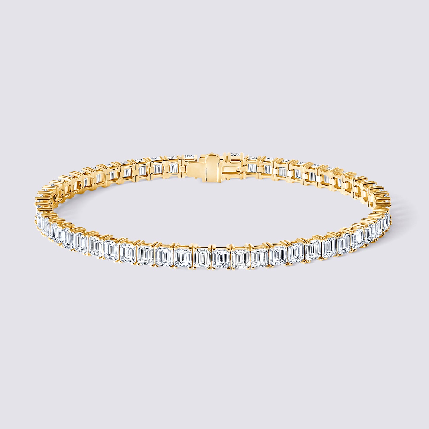 14K Emerald Tennis Bracelet — alternate product view 5