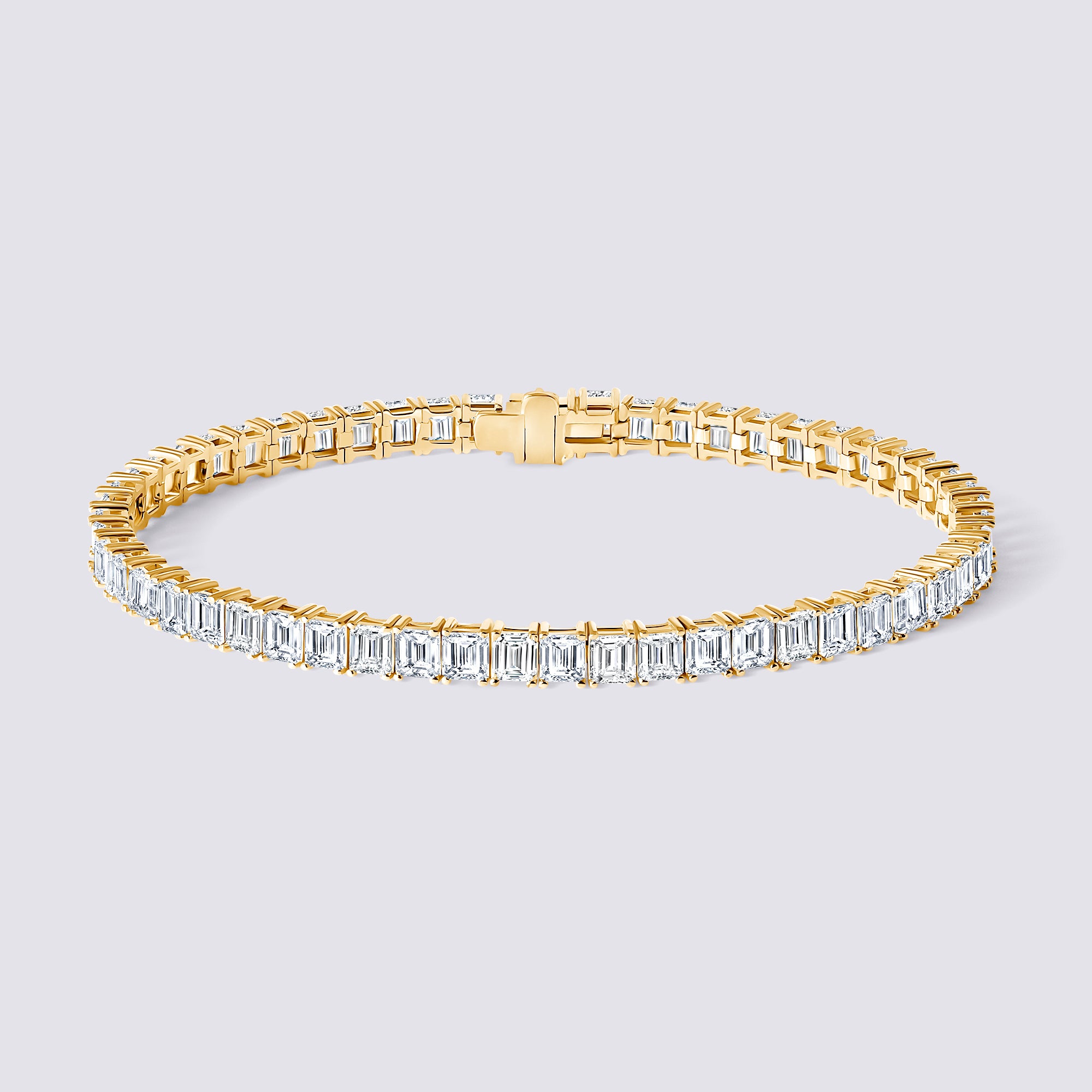 14K Emerald Tennis Bracelet — alternate product view 5