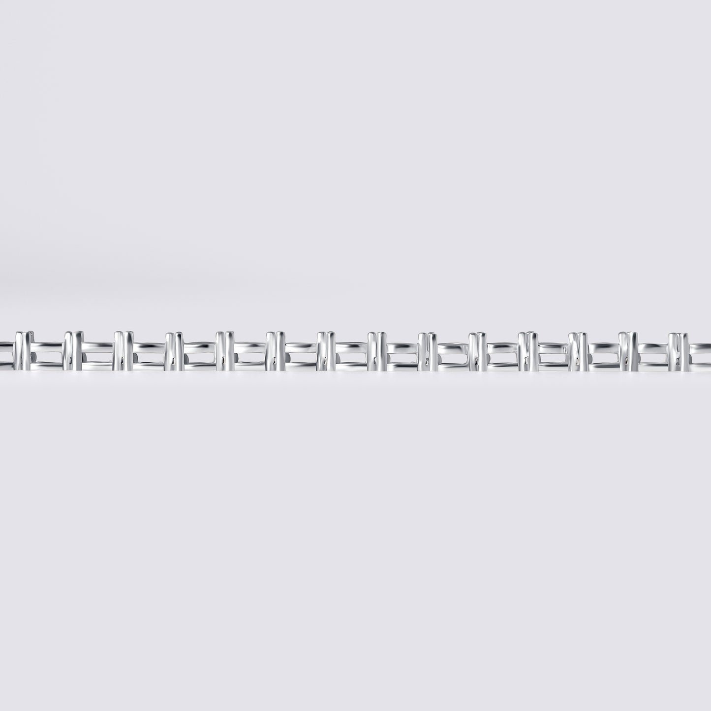 14K 3 Prong Tennis Bracelet — alternate product view 3