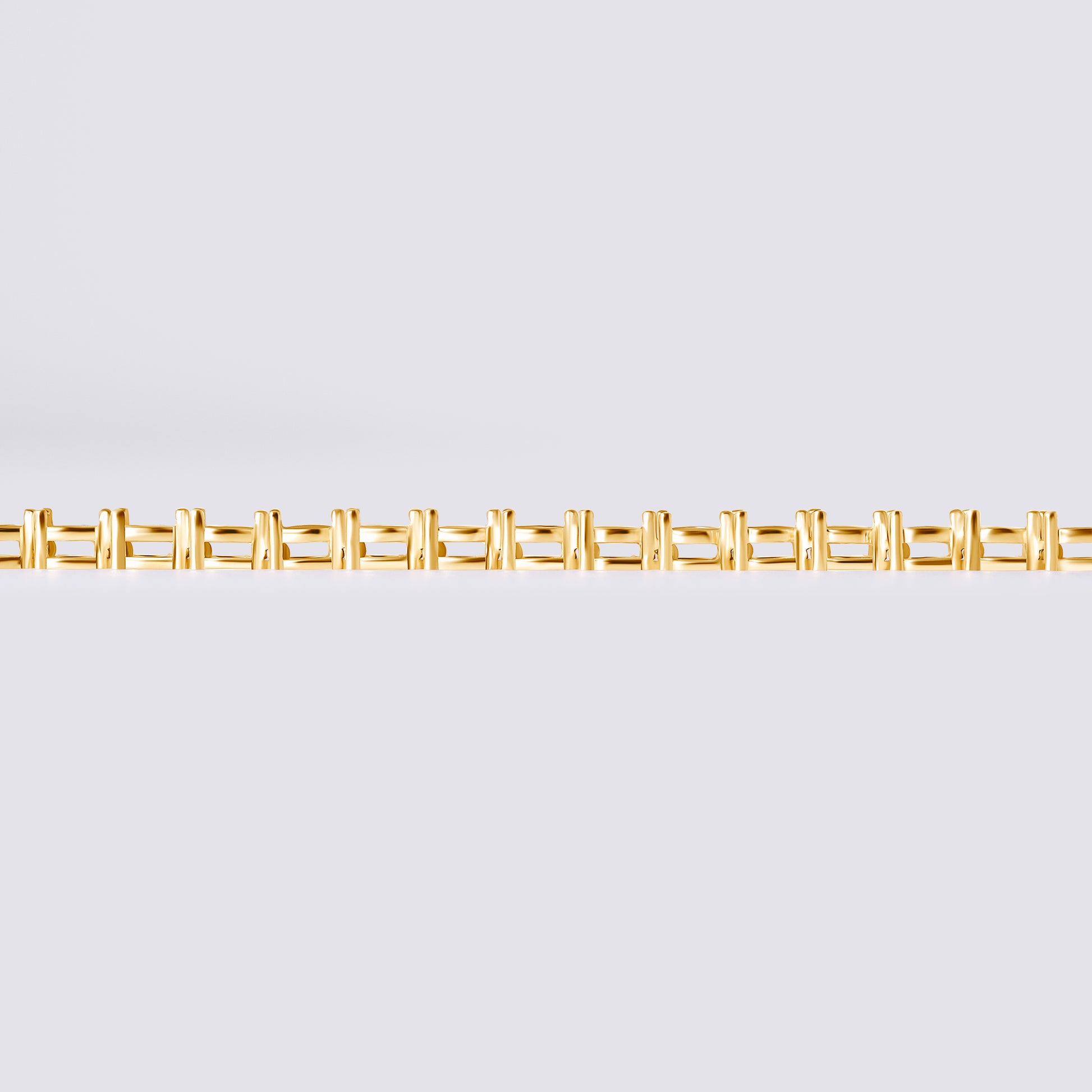 14K 3 Prong Tennis Bracelet — alternate product view 5