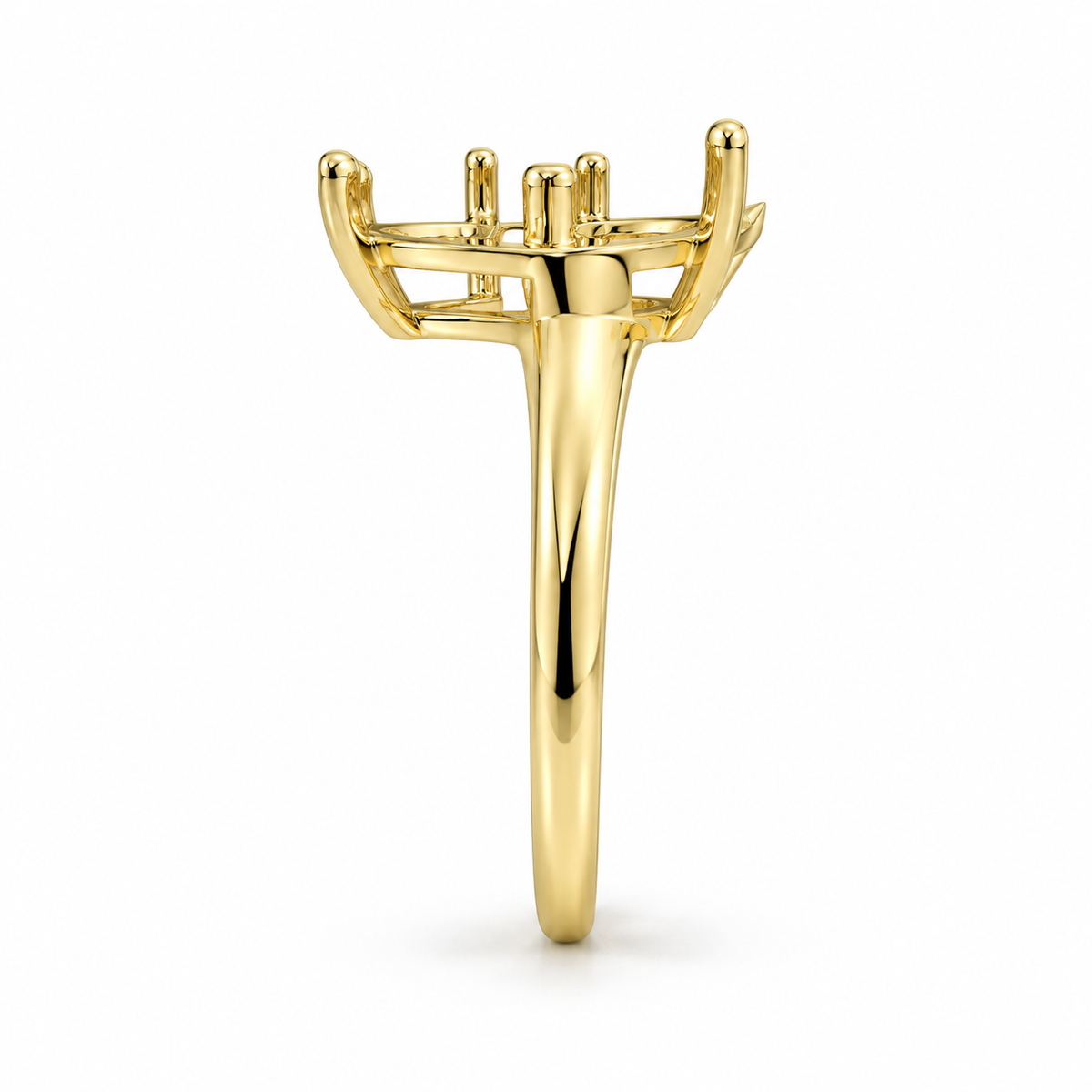 14K Fancy Small + Big Pear — Free Form (Size 6)