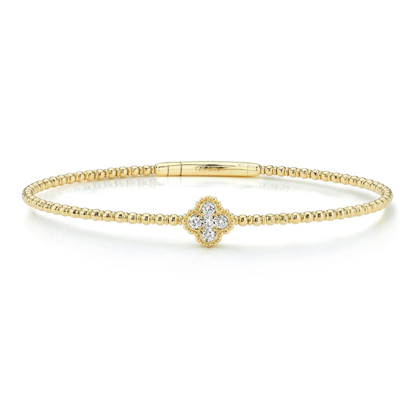 Lightweight Single Clover Flex Bangle