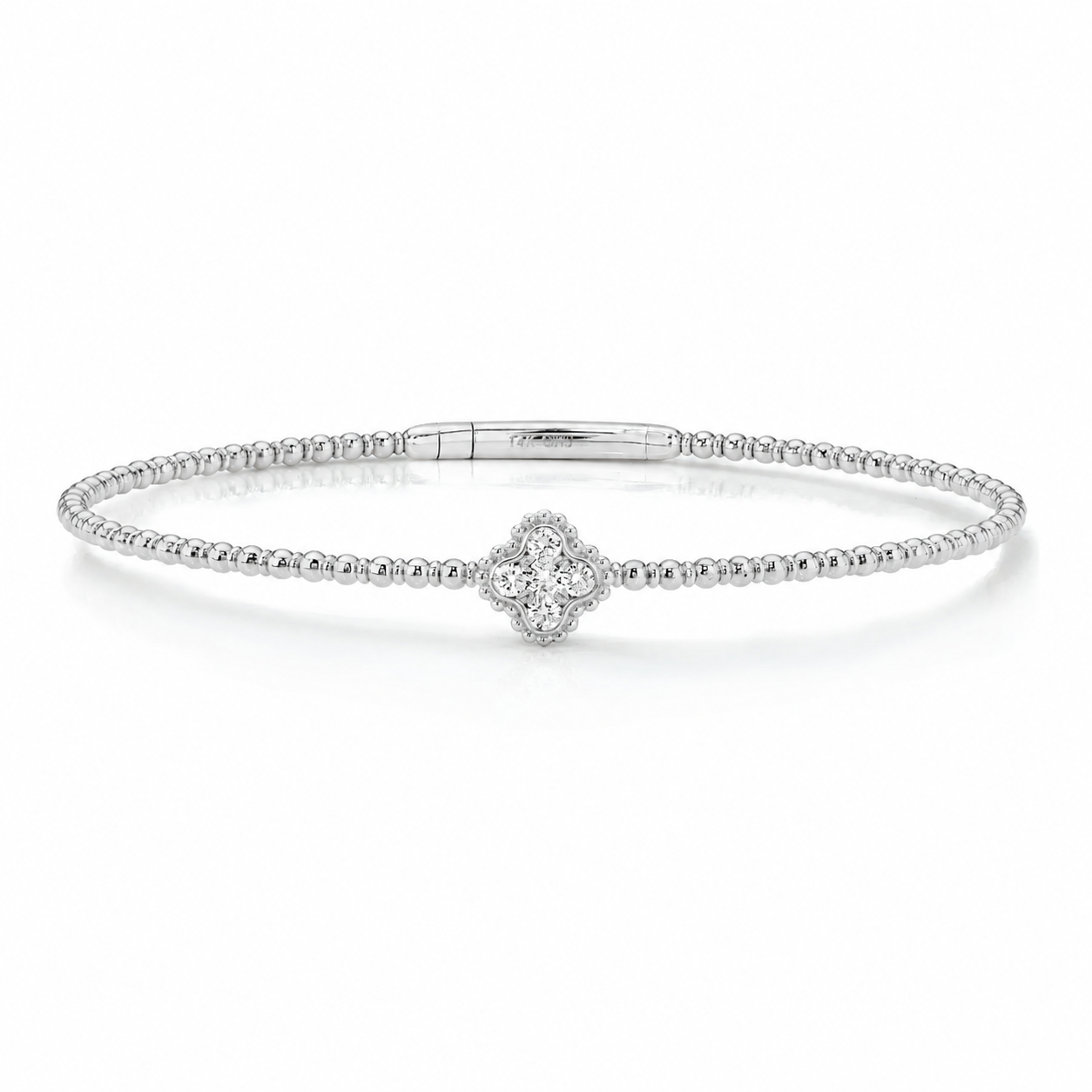 Lightweight Single Clover Flex Bangle