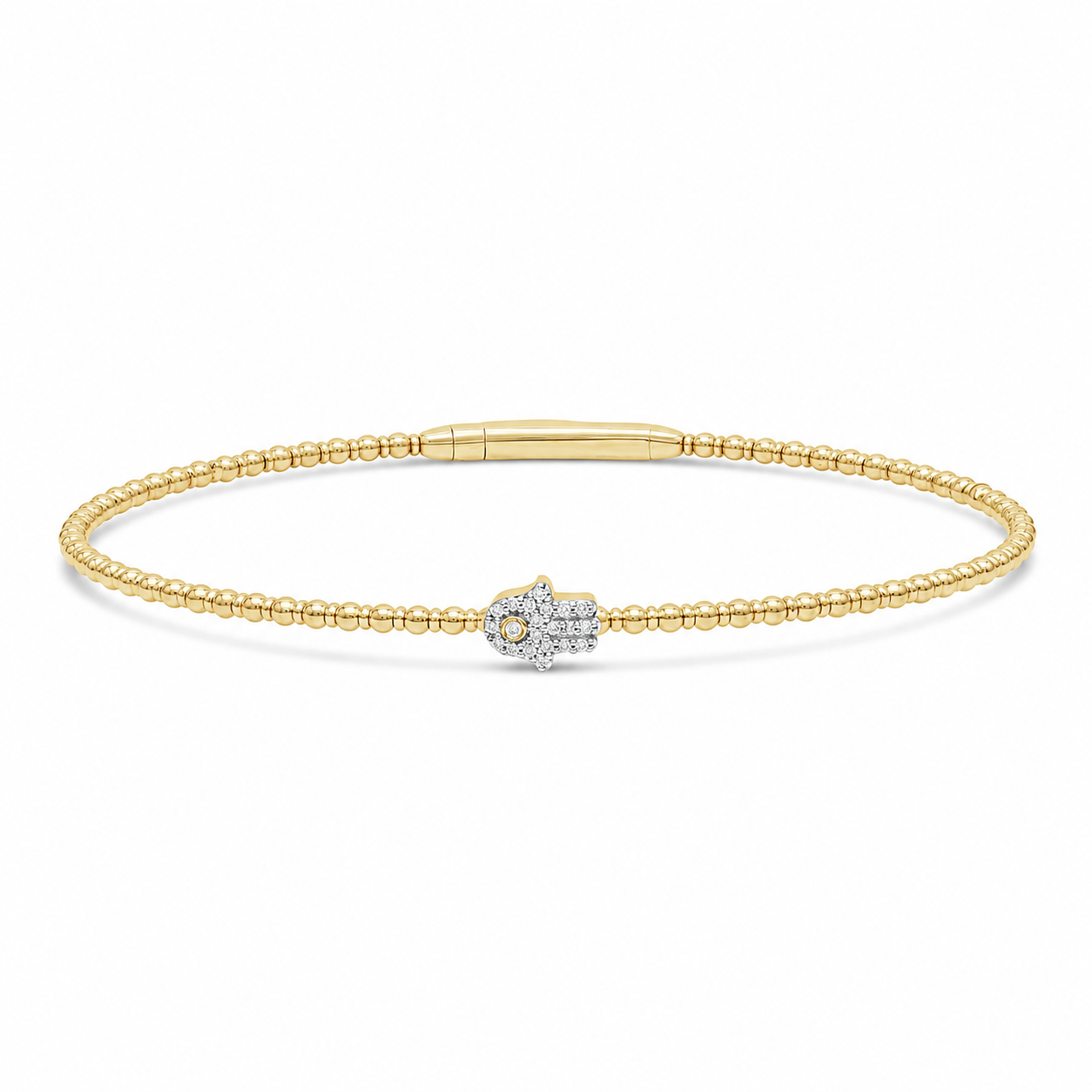 Ultra Light Hamsa Flex Bangle — alternate product view 2