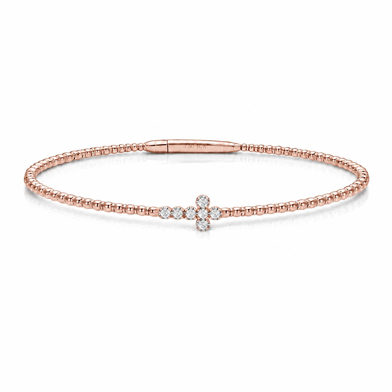14K Cross Flex Bangle — alternate product view 3