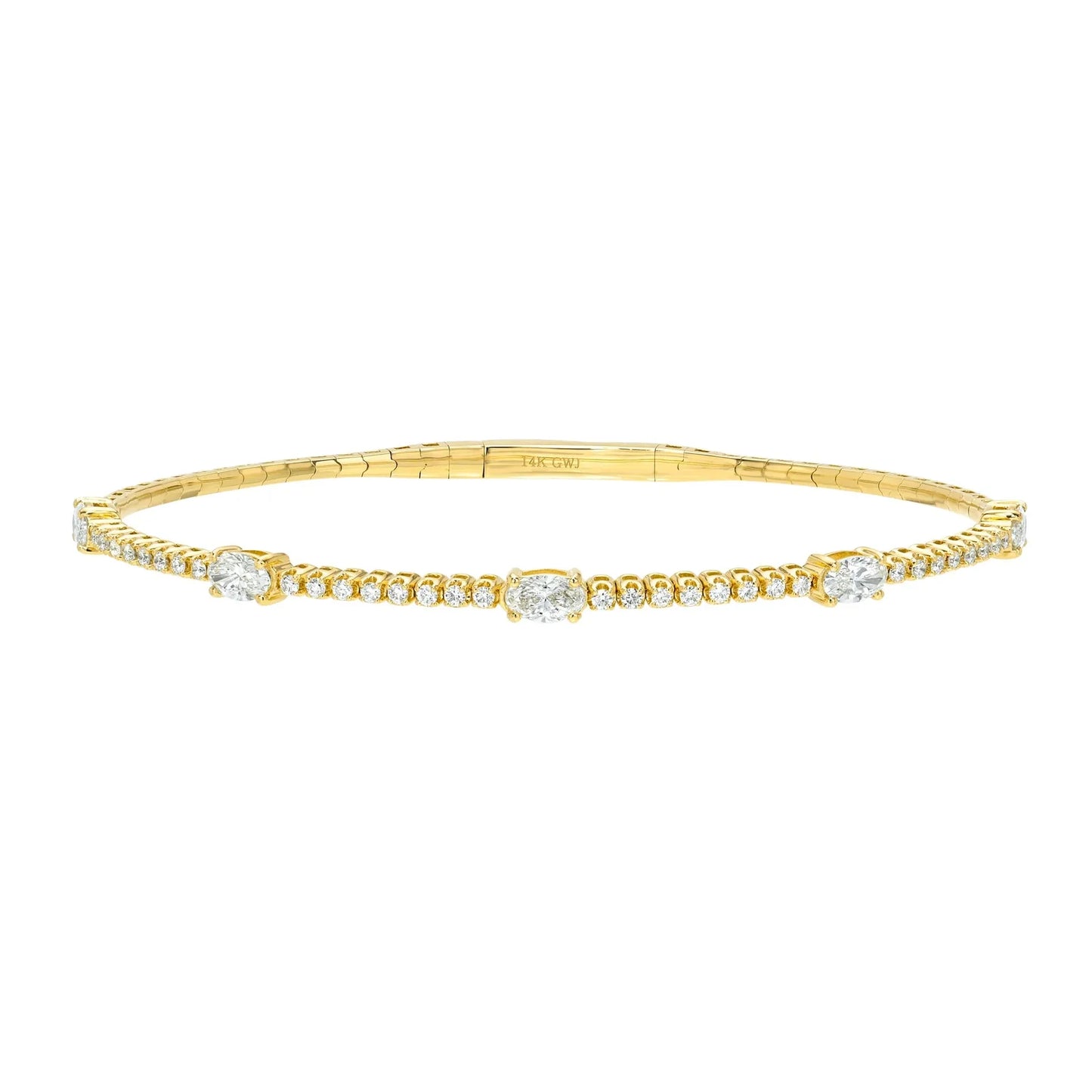 Oval/Round Flex Bangle