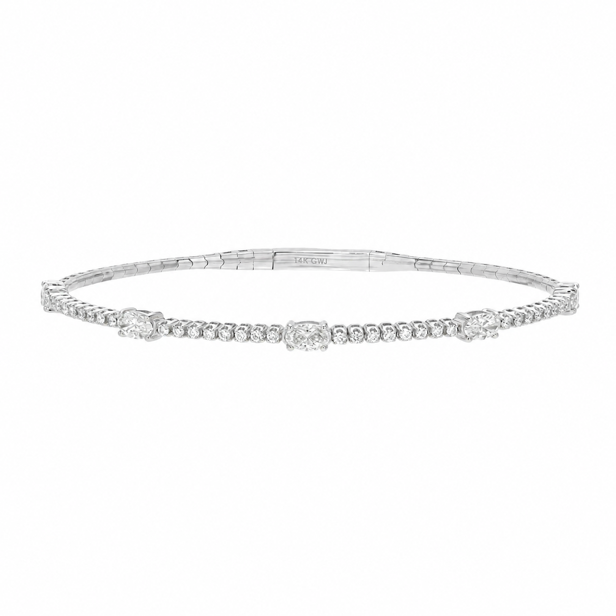 Oval/Round Flex Bangle
