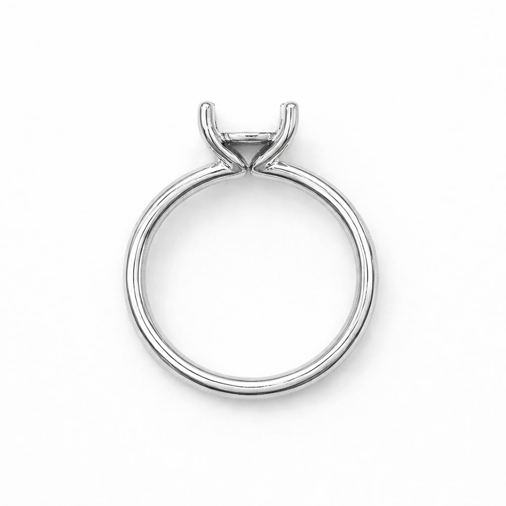 14K Low Base Round Solitaire Size 7.