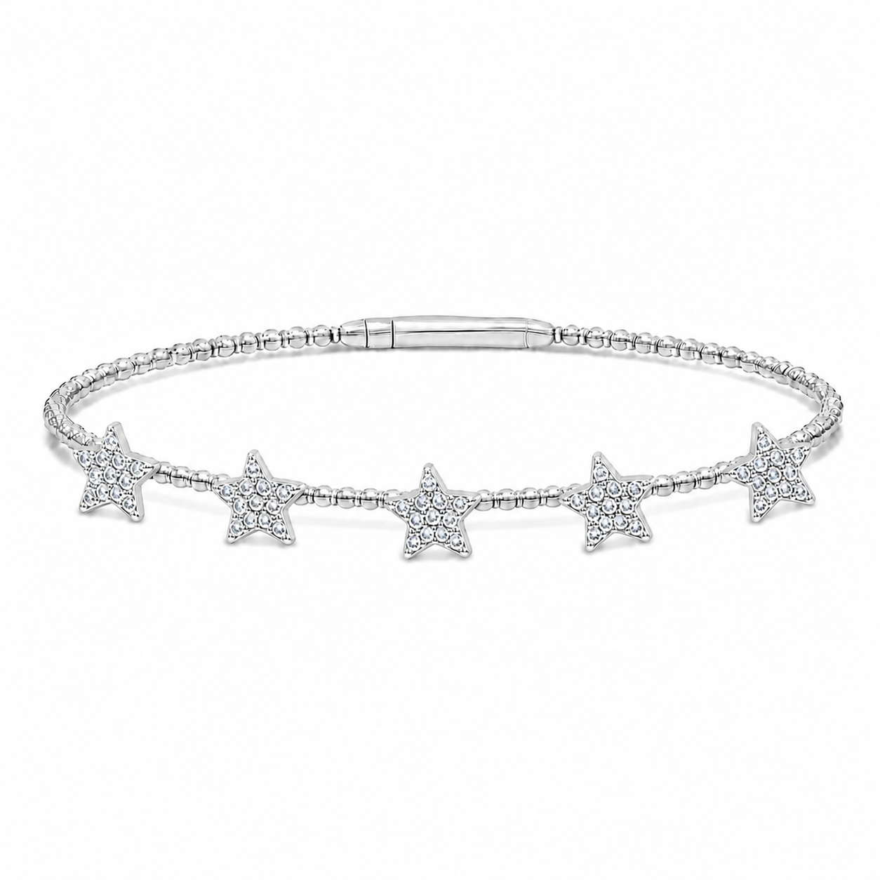 Ultra Light Star Flex Bangle — 14K gold mounting