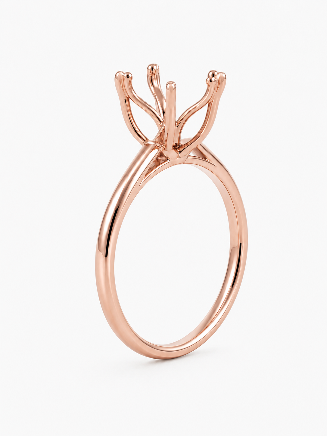 14K Oval Solitaire — Tulip, Size 6.5 — alternate product view 8